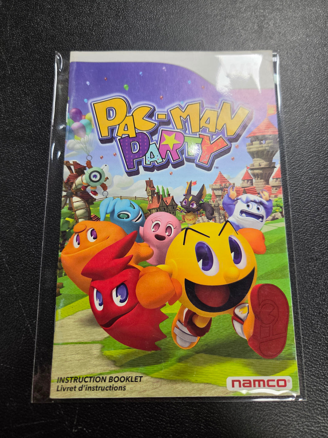 Pac-Man Party Wii MANUAL ONLY MO61326