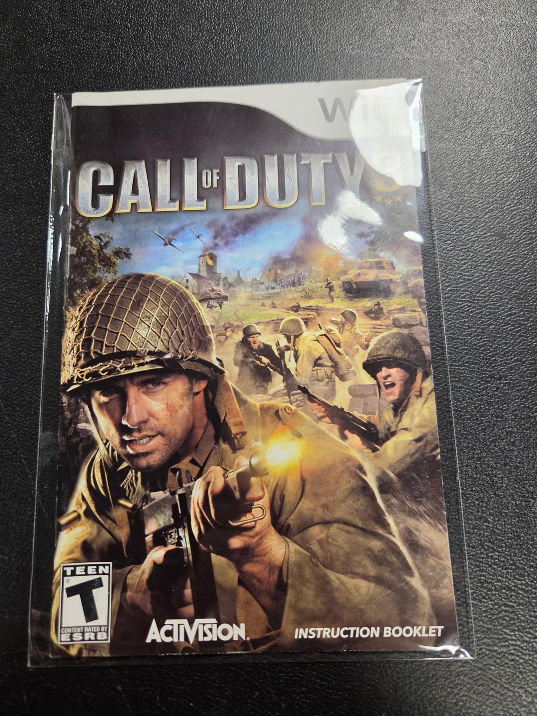 Call of Duty 3 Wii MANUAL ONLY MO61326