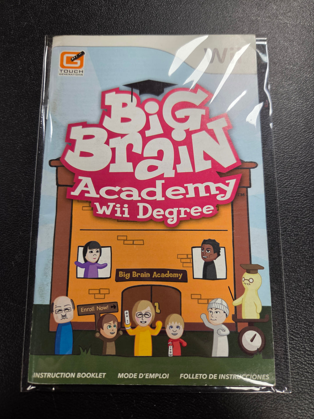 Big Brain Academy: Wii Degree Wii MANUAL ONLY MO61326