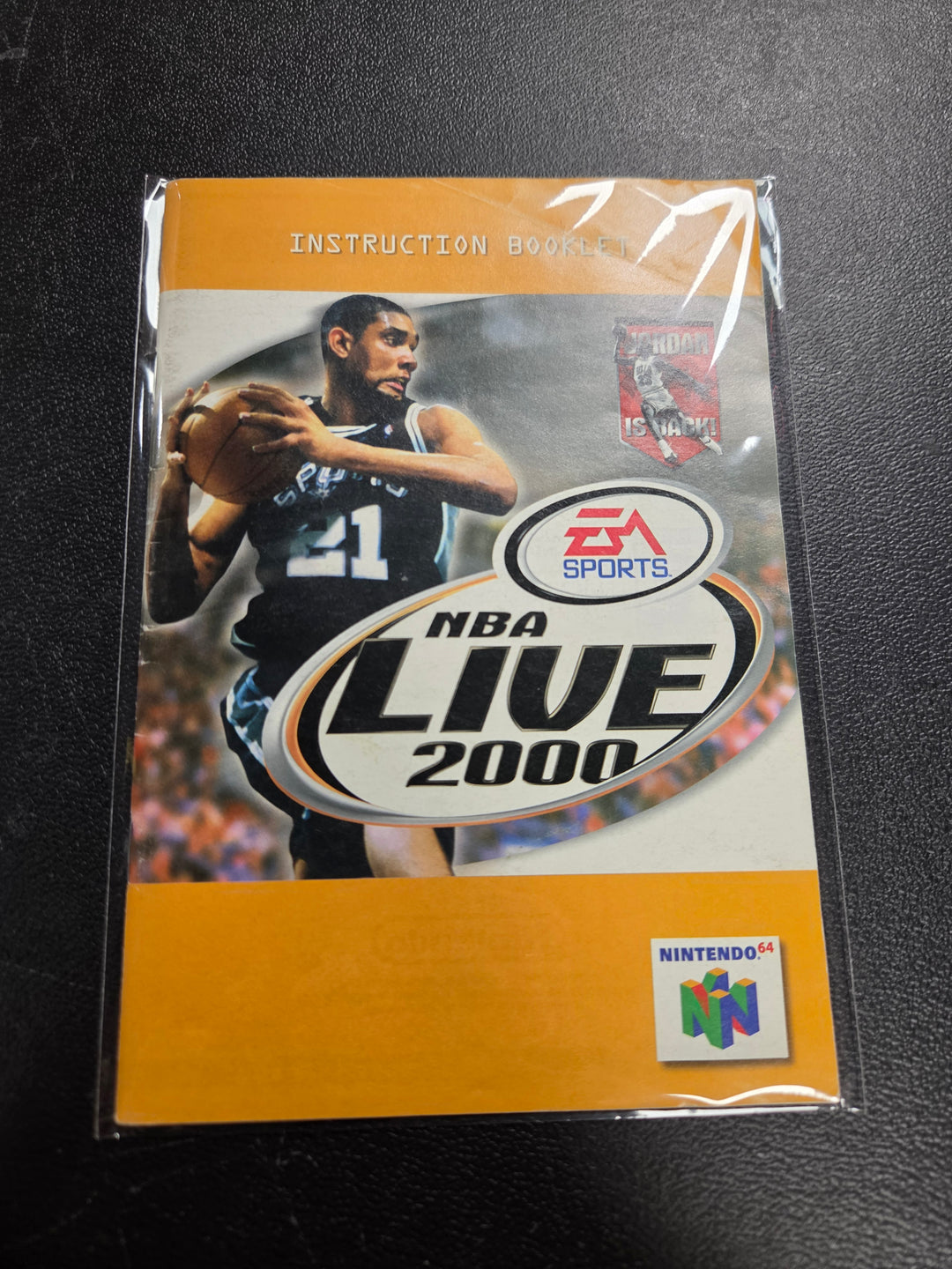 NBA Live 2000 Nintendo 64 MANUAL ONLY MO61326