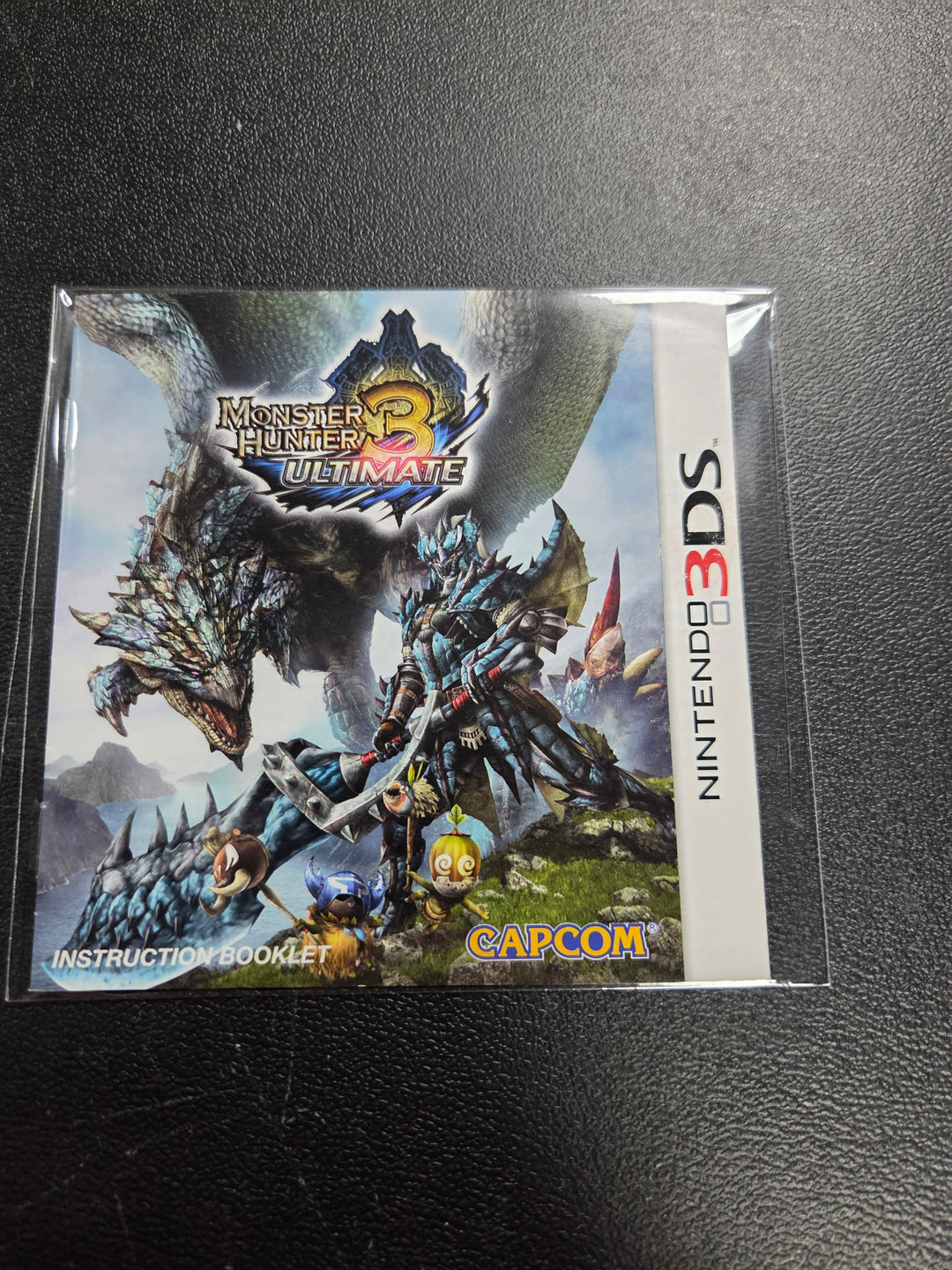 Monster Hunter 3 Ultimate Nintendo 3DS MANUAL ONLY MO61326
