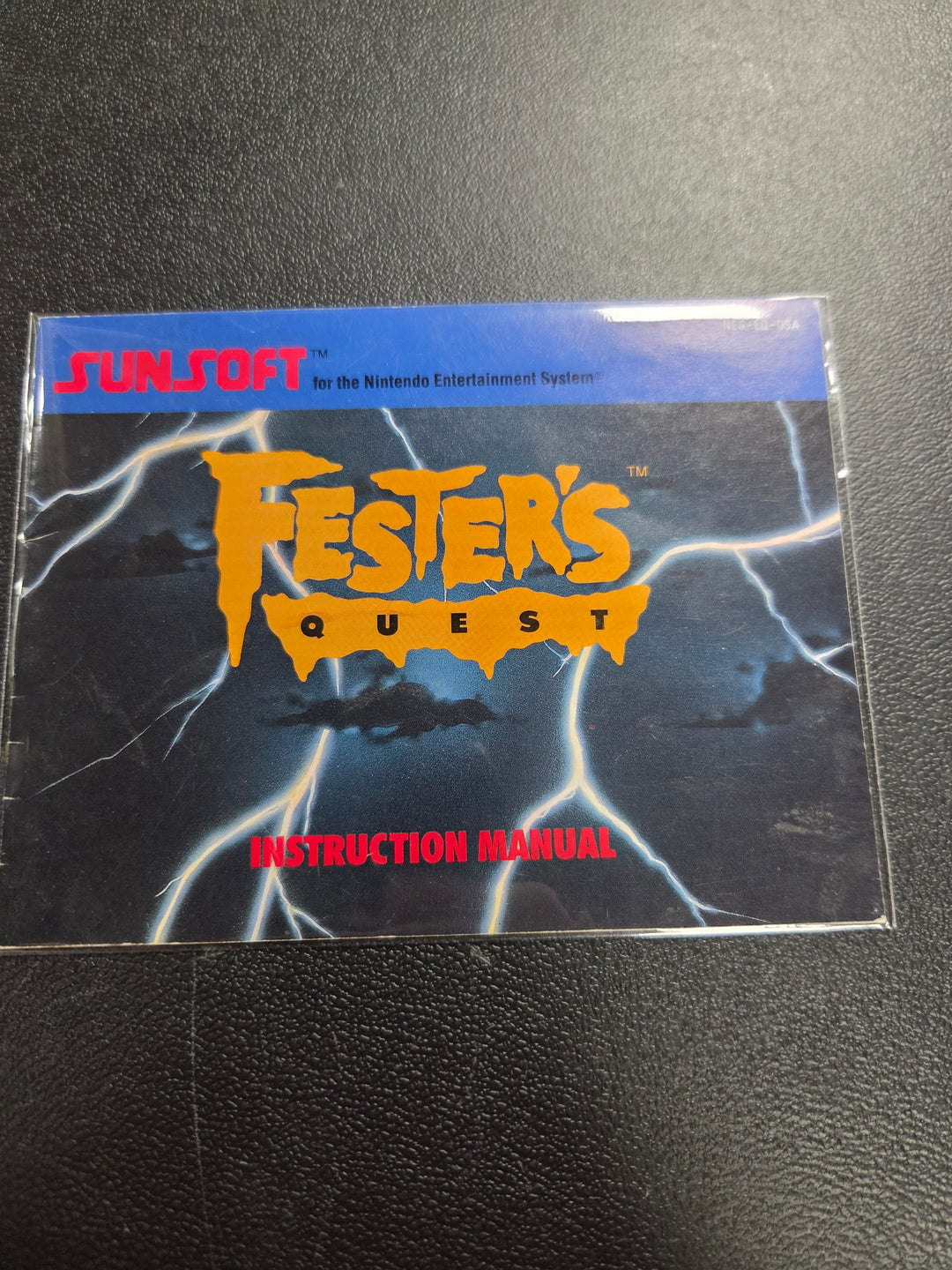 Fester's Quest NES MANUAL ONLY MO21926