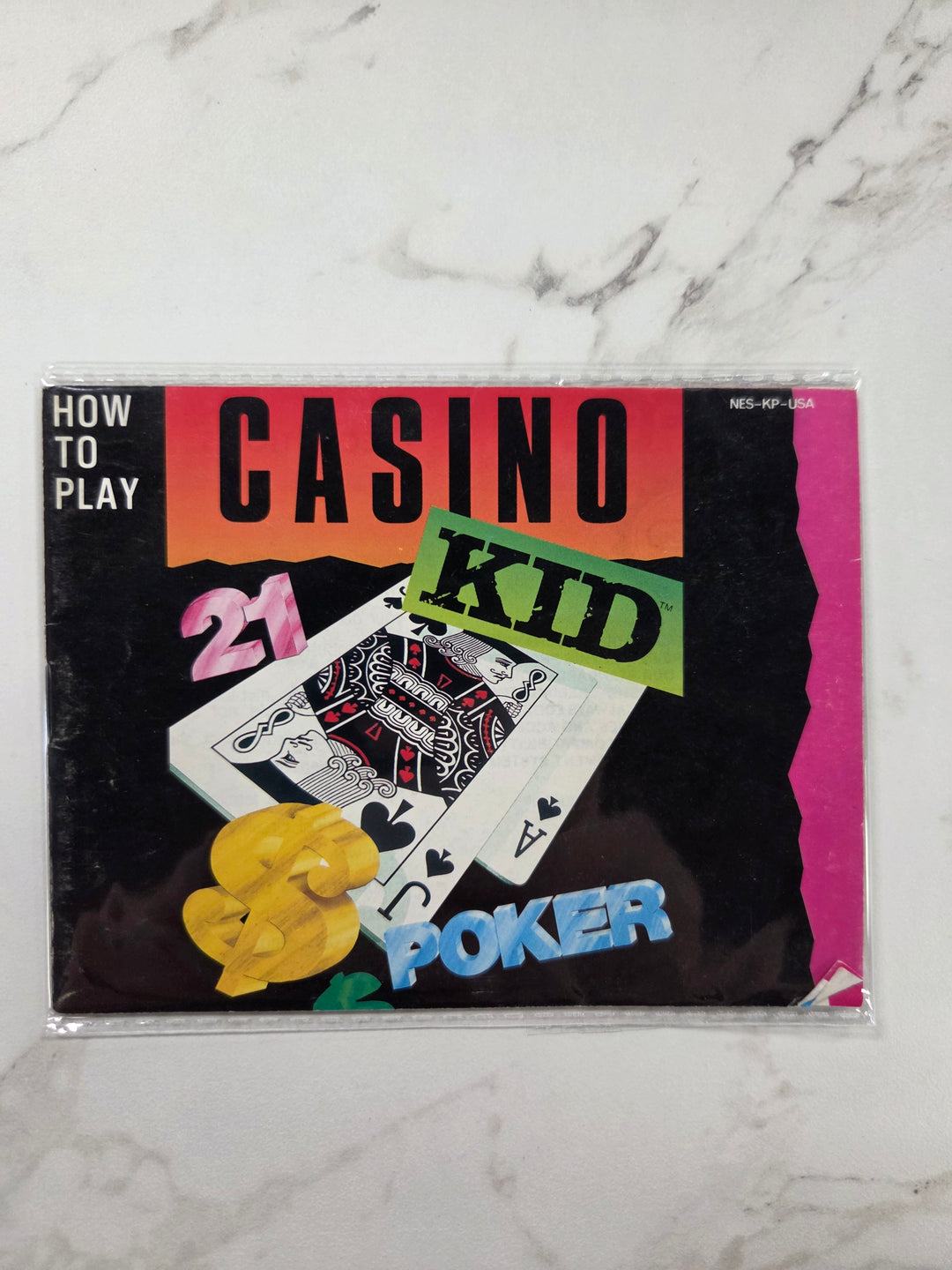 Casino Kid NES MANUAL ONLY MO61626
