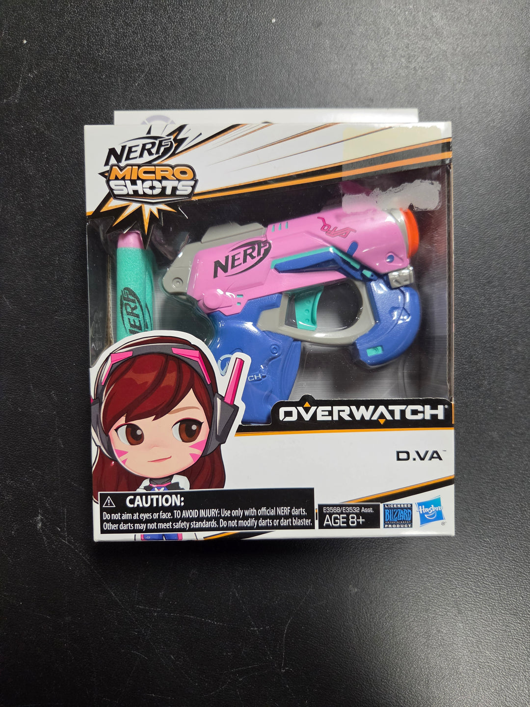 NEW Nerf Micro Shots - Overwatch D.Va Blaster NT61726