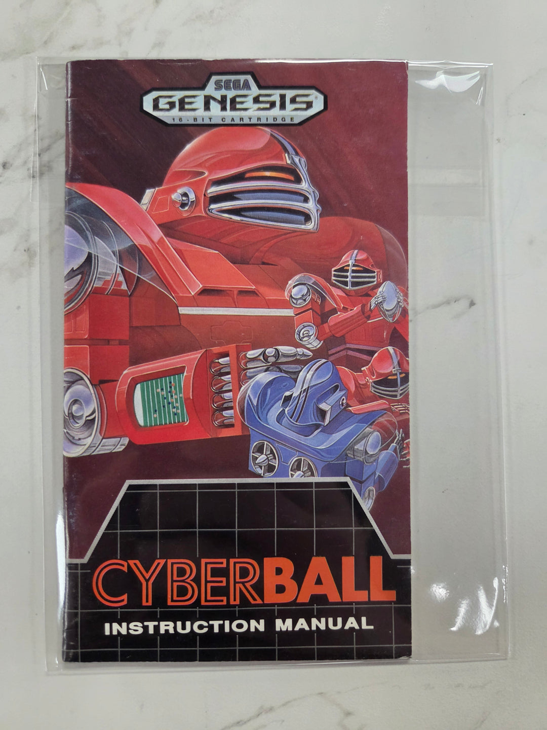 Cyberball Sega Genesis MANUAL ONLY MO61926