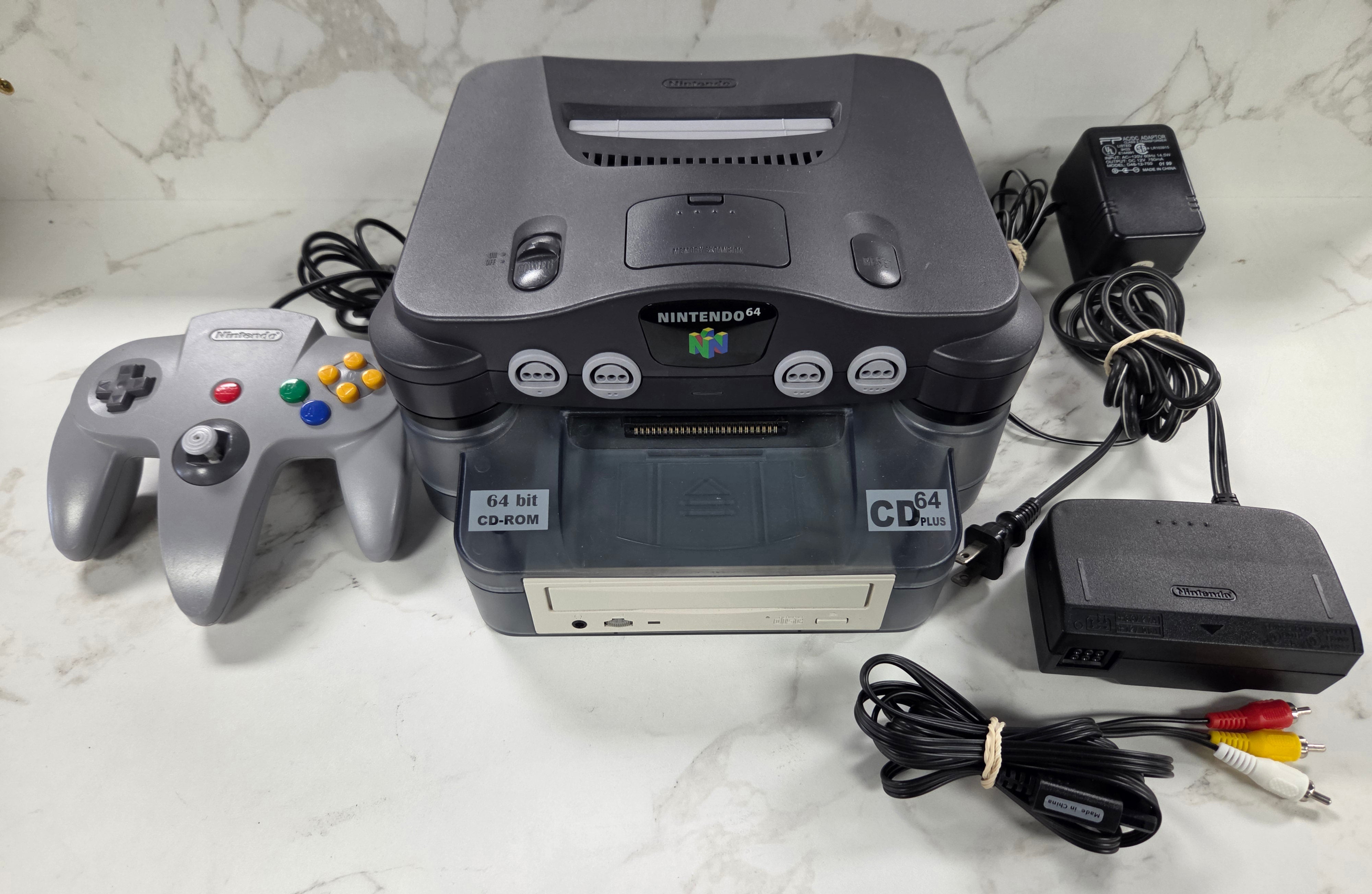 CD64 Plus CD-ROM System W/ Nintendo 64 Console CON62526 – Core Gaming