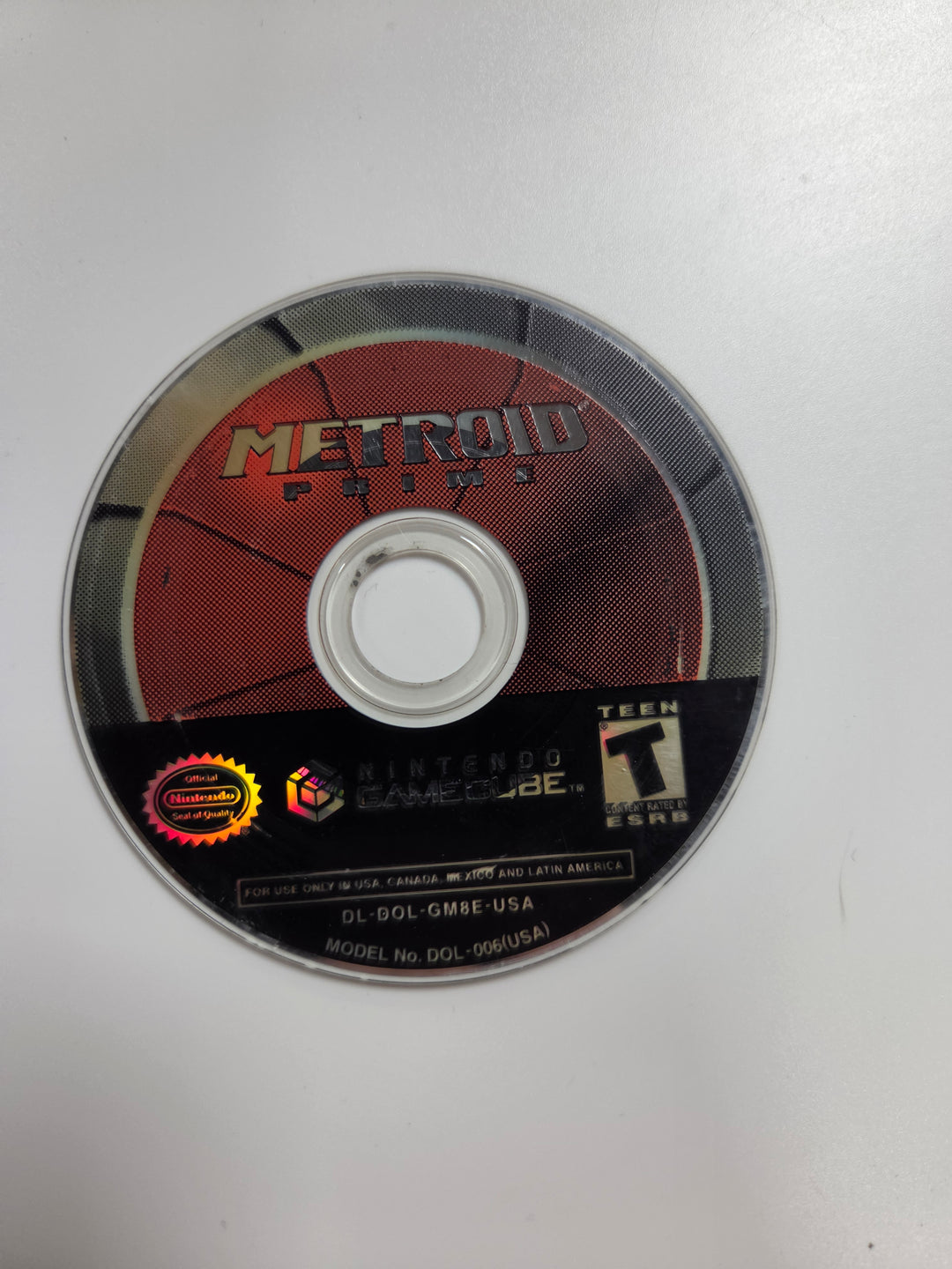 Metroid Prime (DISC ONLY) - GameCube DI62926