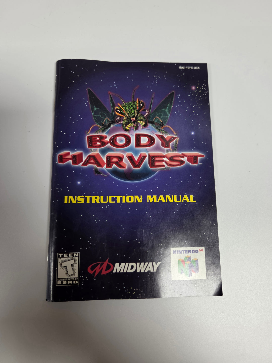 Body Harvest Nintendo 64 N64 CASE & MANUAL ONLY CO62926