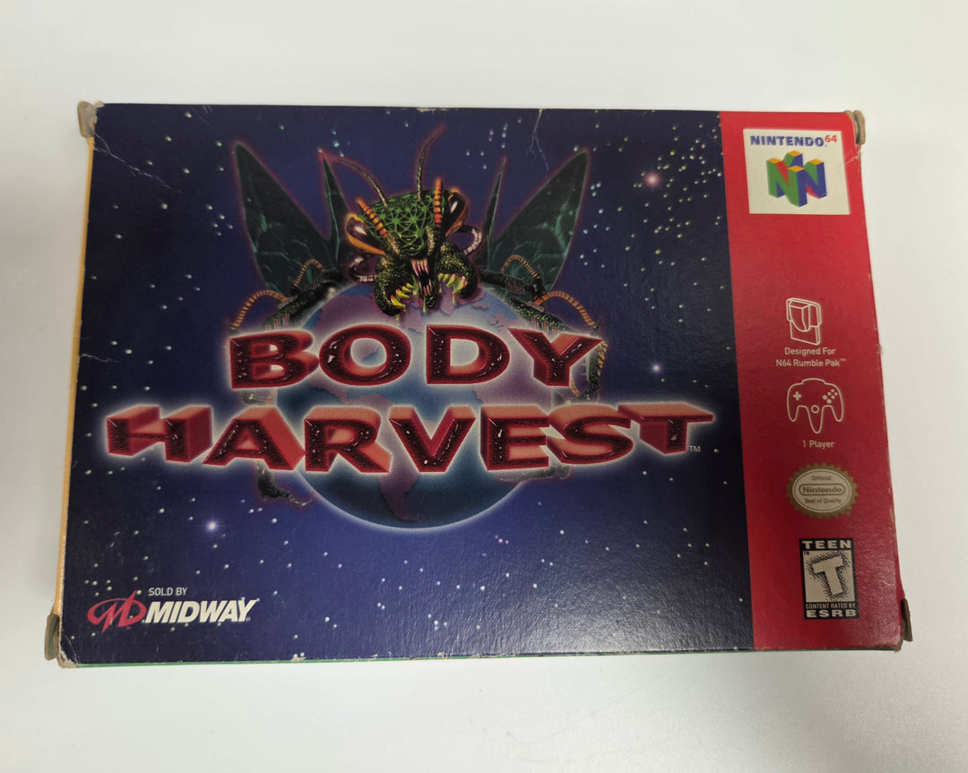 Body Harvest Nintendo 64 N64 CASE & MANUAL ONLY CO62926