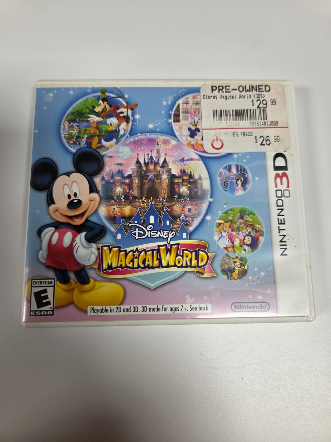 Disney Magical World Nintendo 3DS CASE ONLY CO62926
