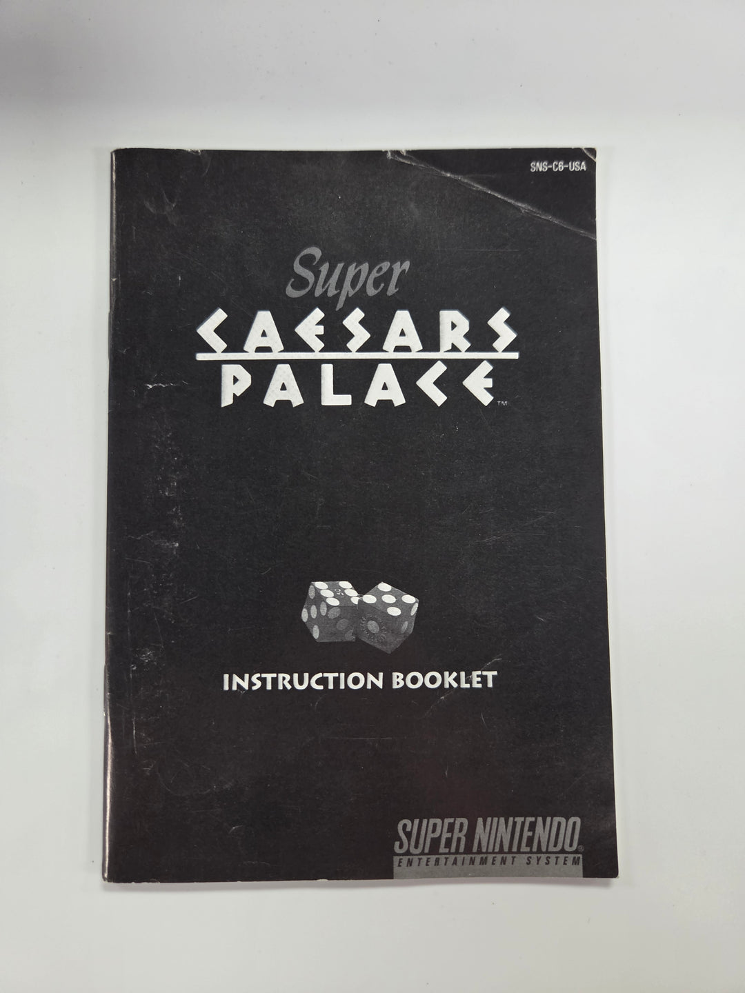 Super Caesar's Palace - SNES Super Nintendo MANUAL ONLY MO61126