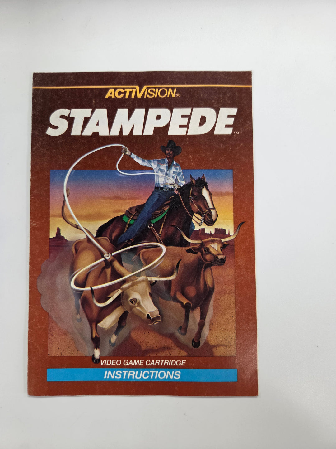 Stampede Intellivision MANUAL ONLY MO61126