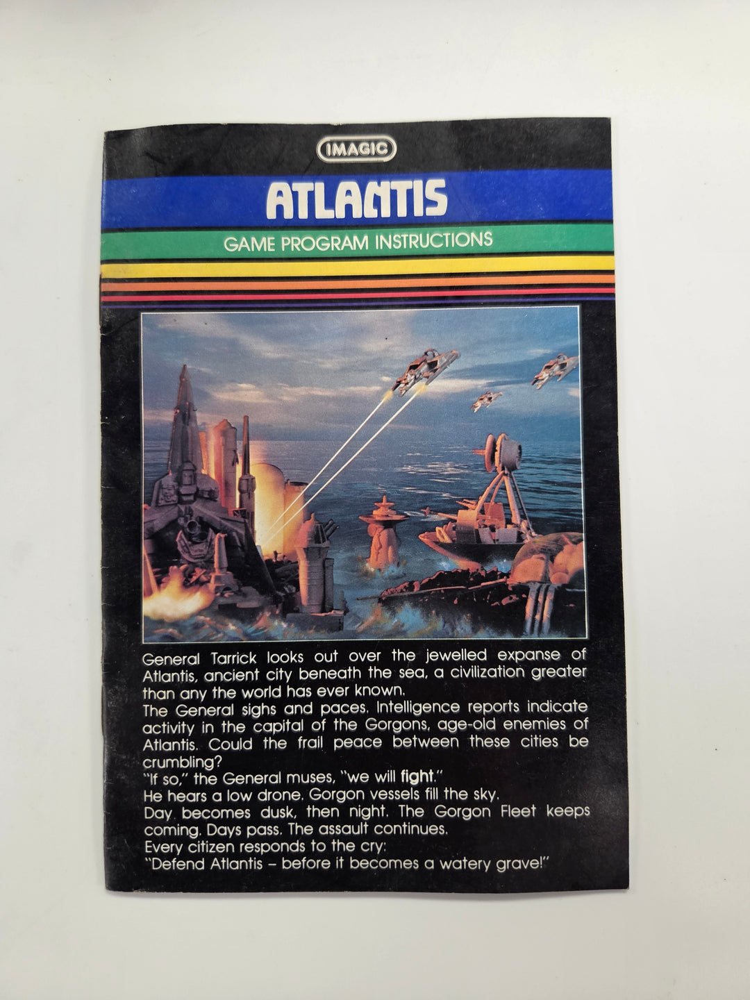Atlantis Intellivision Manual Only MO63026