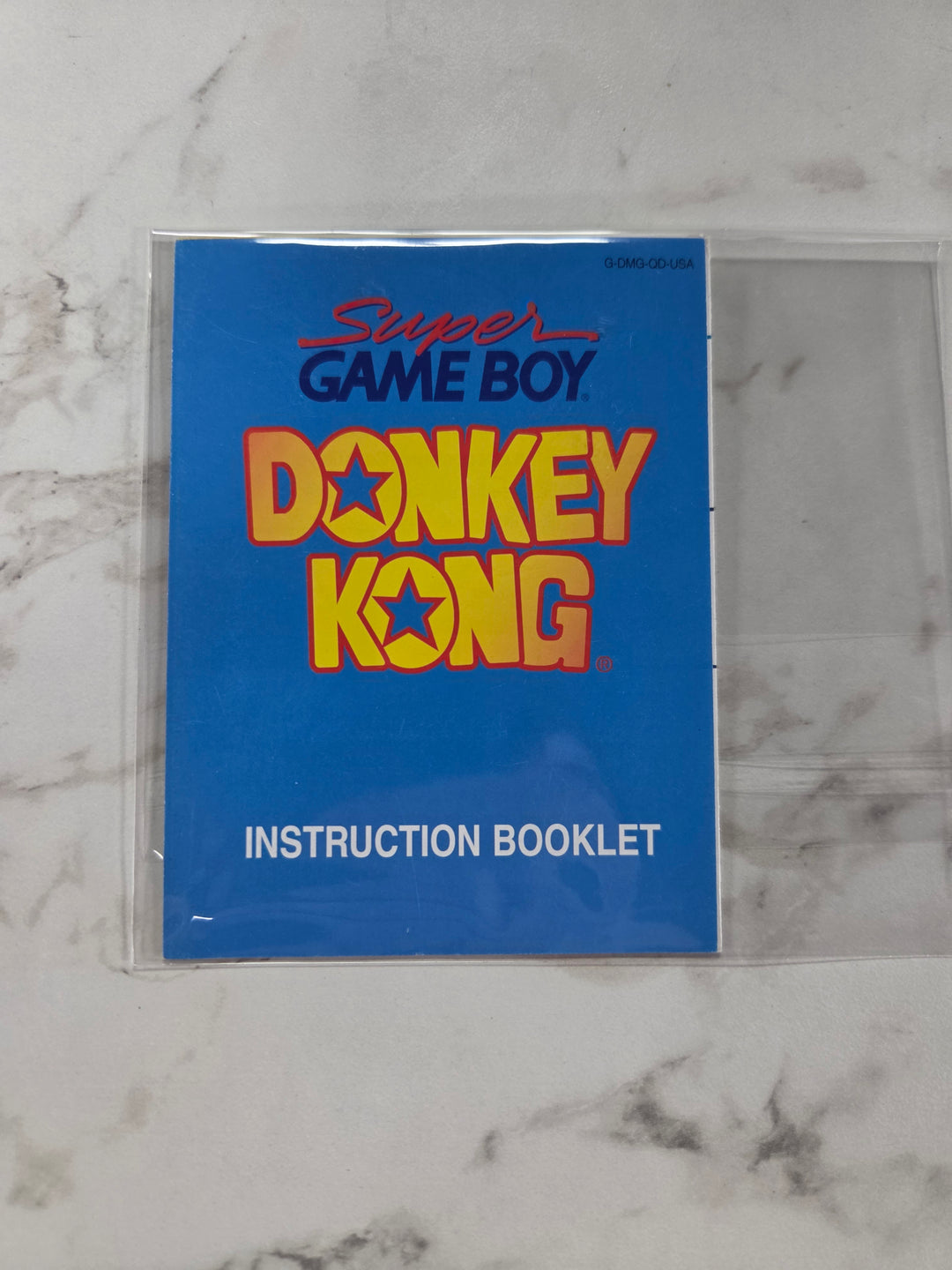 Donkey Kong (Super Game Boy) SNES MANUAL ONLY MO63026
