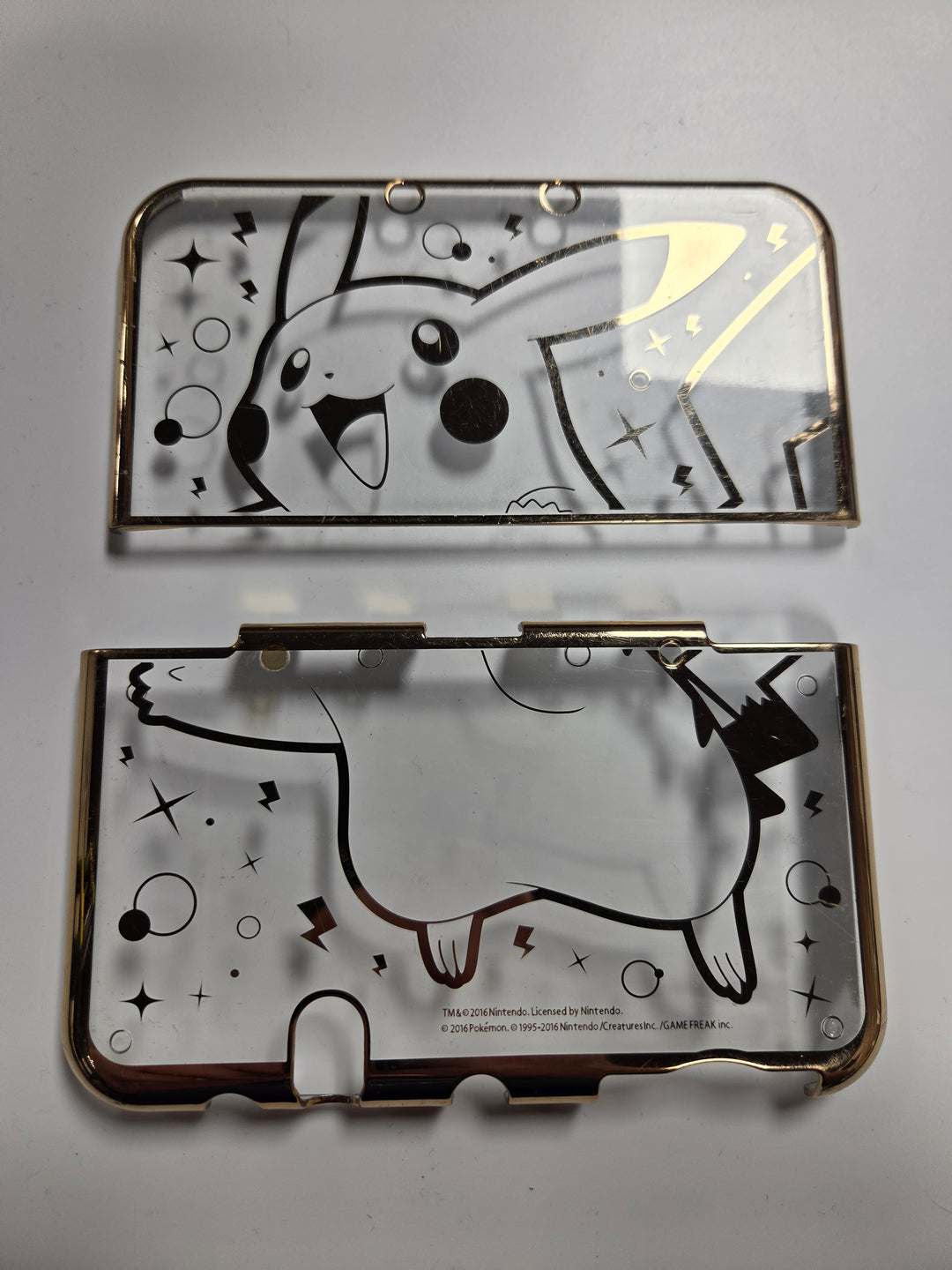 HORI New Nintendo 3DS XL Hard Shell Gold Pikachu Case UA7126