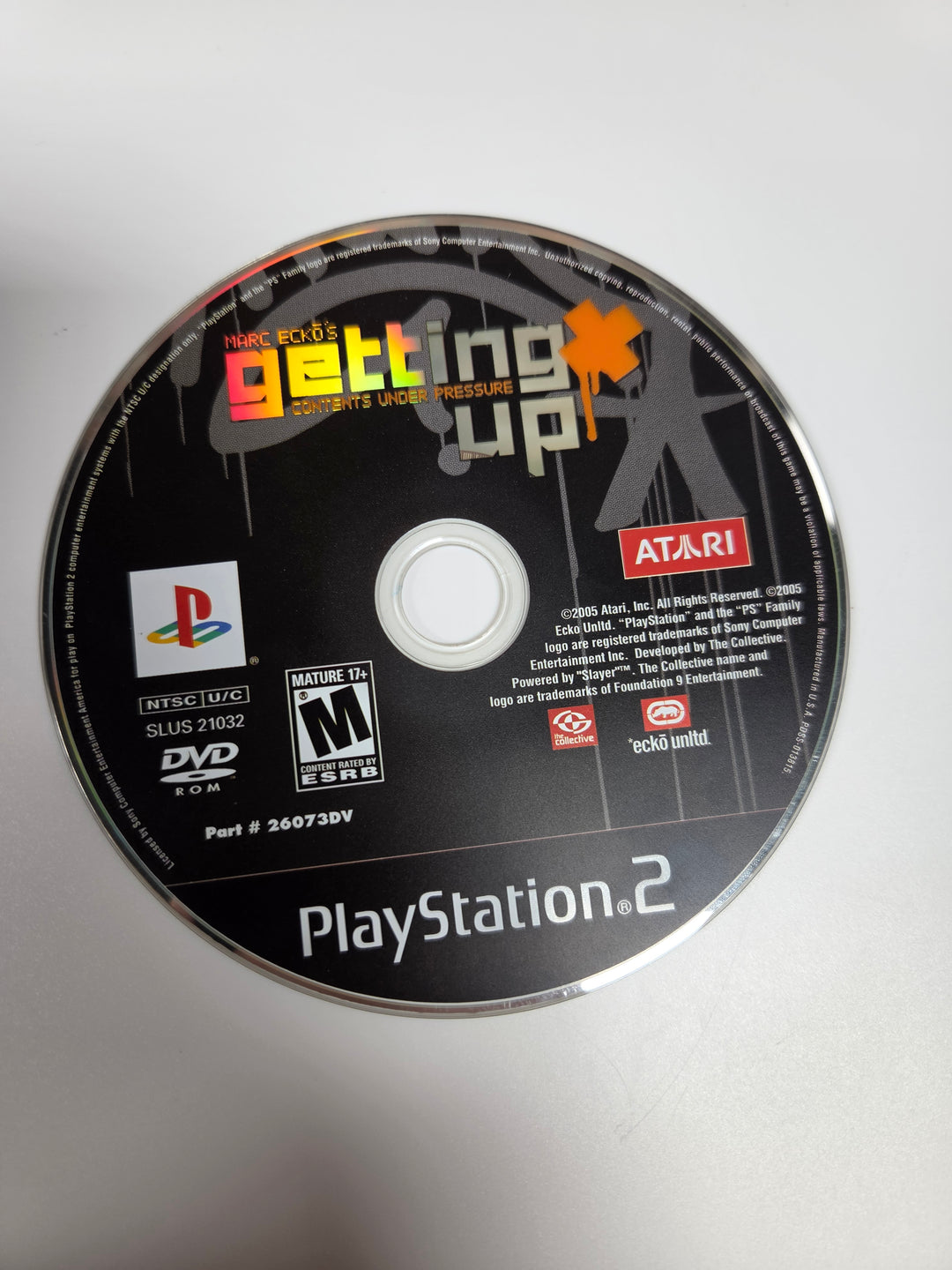 Marc Ecko's Getting Up Contents Under Pressure DISC ONLY - PS2 DI7826