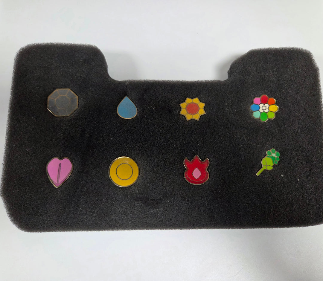 Pokemon Gym Badge 8 Collectible Generation 1 Pins (Complete) UT71126