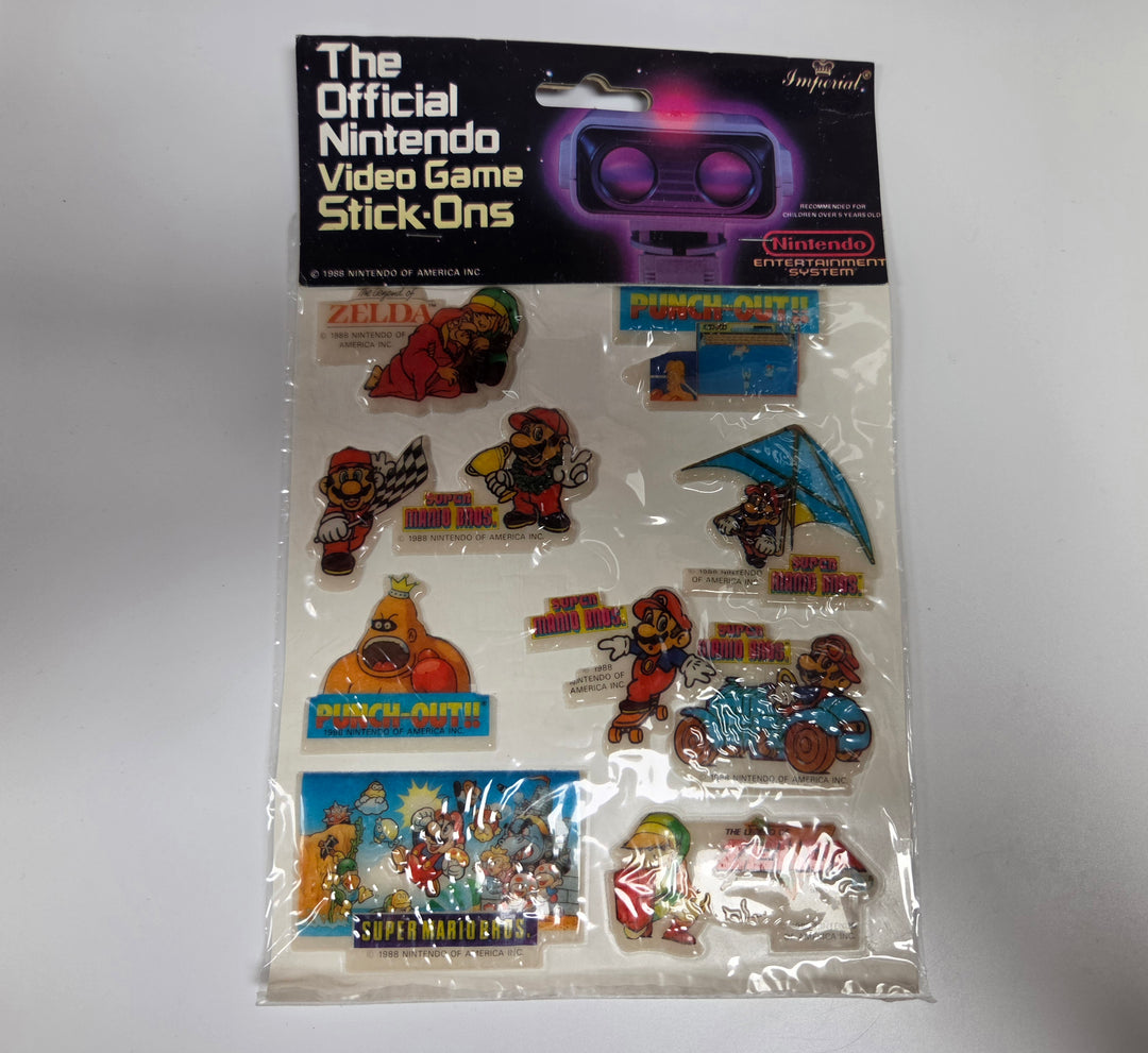 Official Nintendo Video Game Stick-Ons NT71126