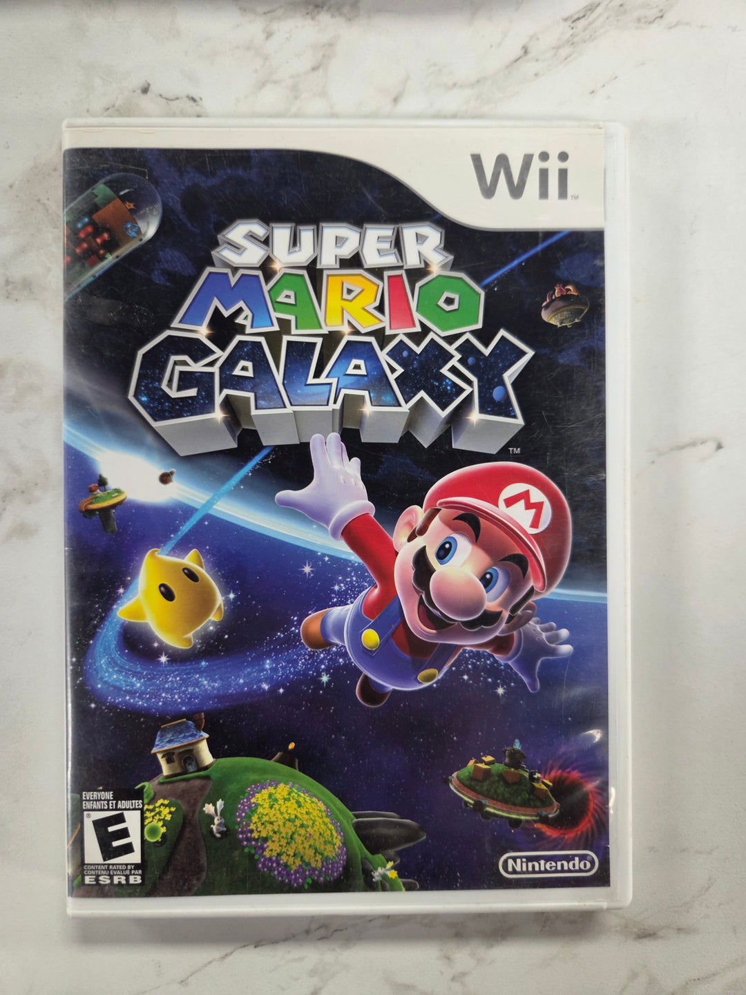 Super Mario Galaxy Wii Case & Manual ONLY CO71426