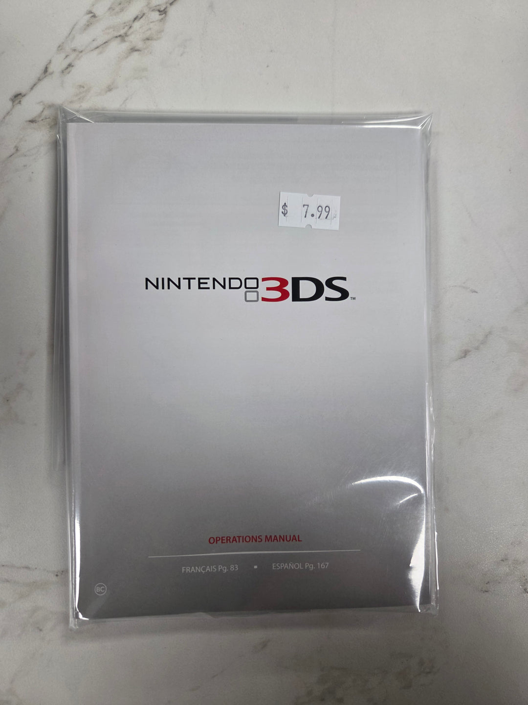 Nintendo 3DS System Manual ONLY MO71426