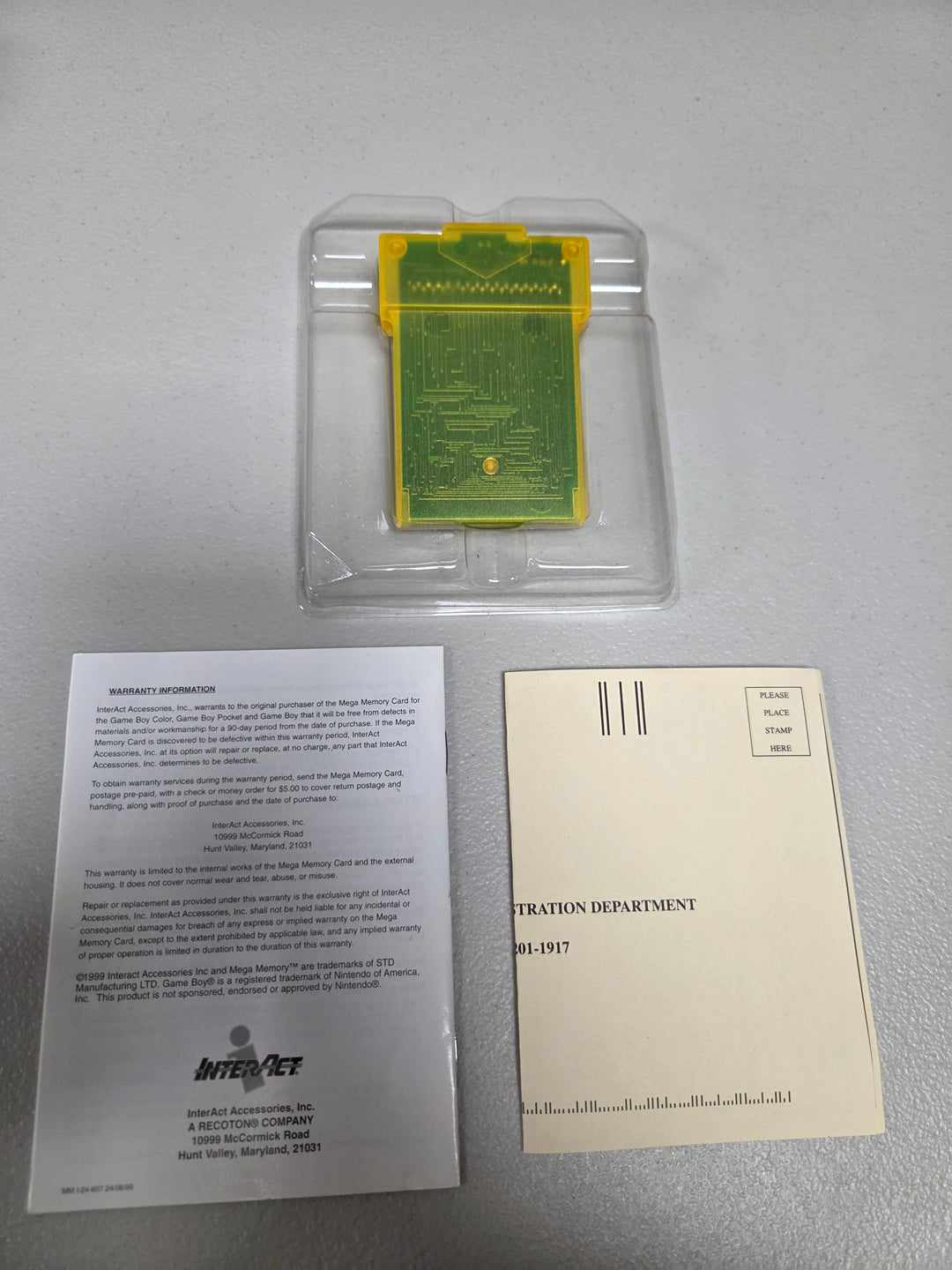 Boxed Interact Mega Memory Card for Game Boy Color, Pocket & DMG (Used) UA52526