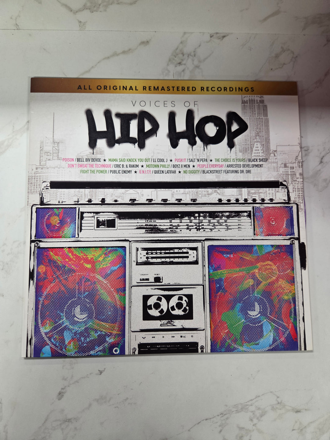 Various – Voices Of Hip Hop (2021 USA/Europe Purple Marble) VG+ VR72126