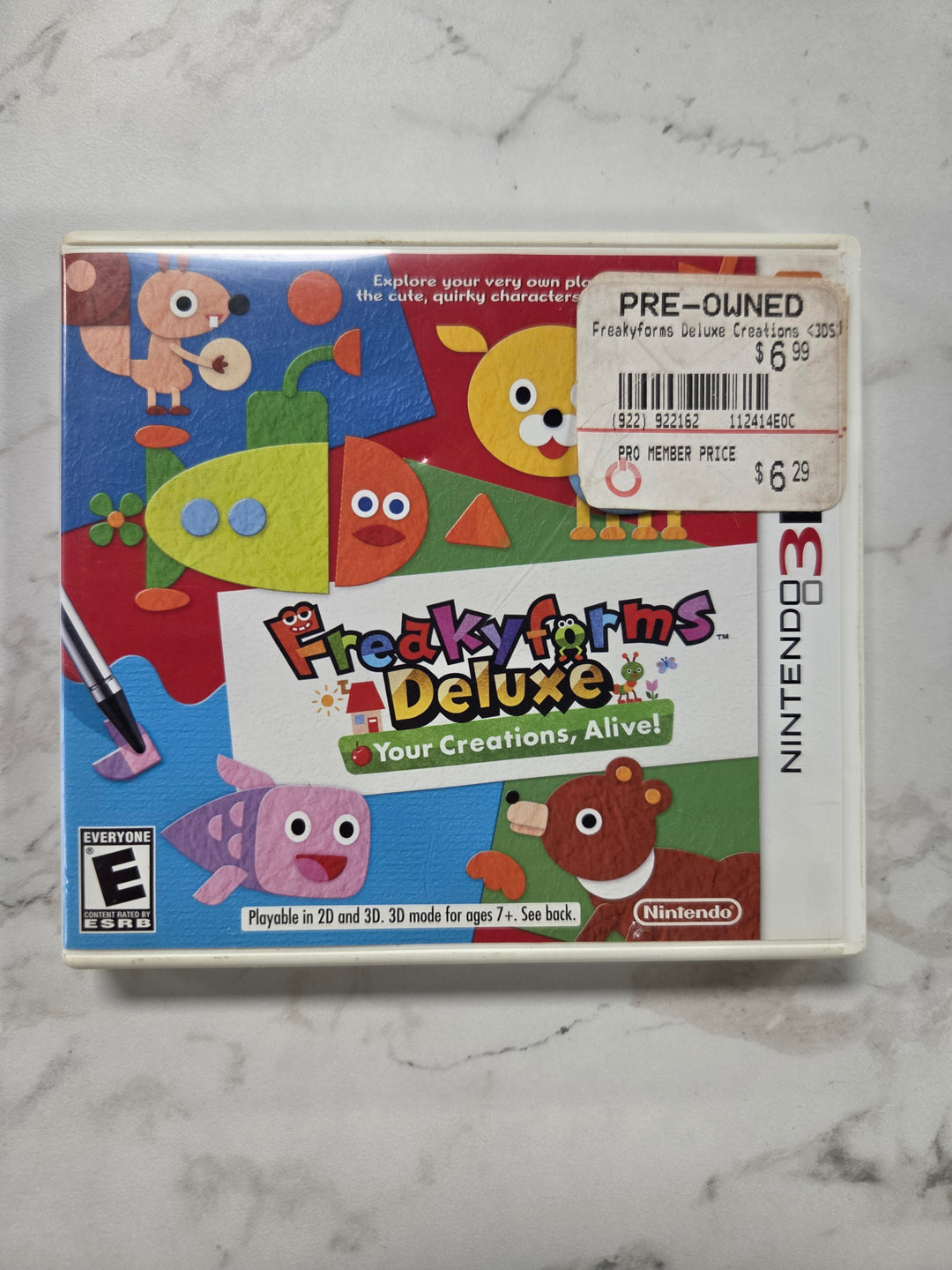 Freakyforms Deluxe: Your Own Creations, Alive! - Nintendo 3DS DS72126