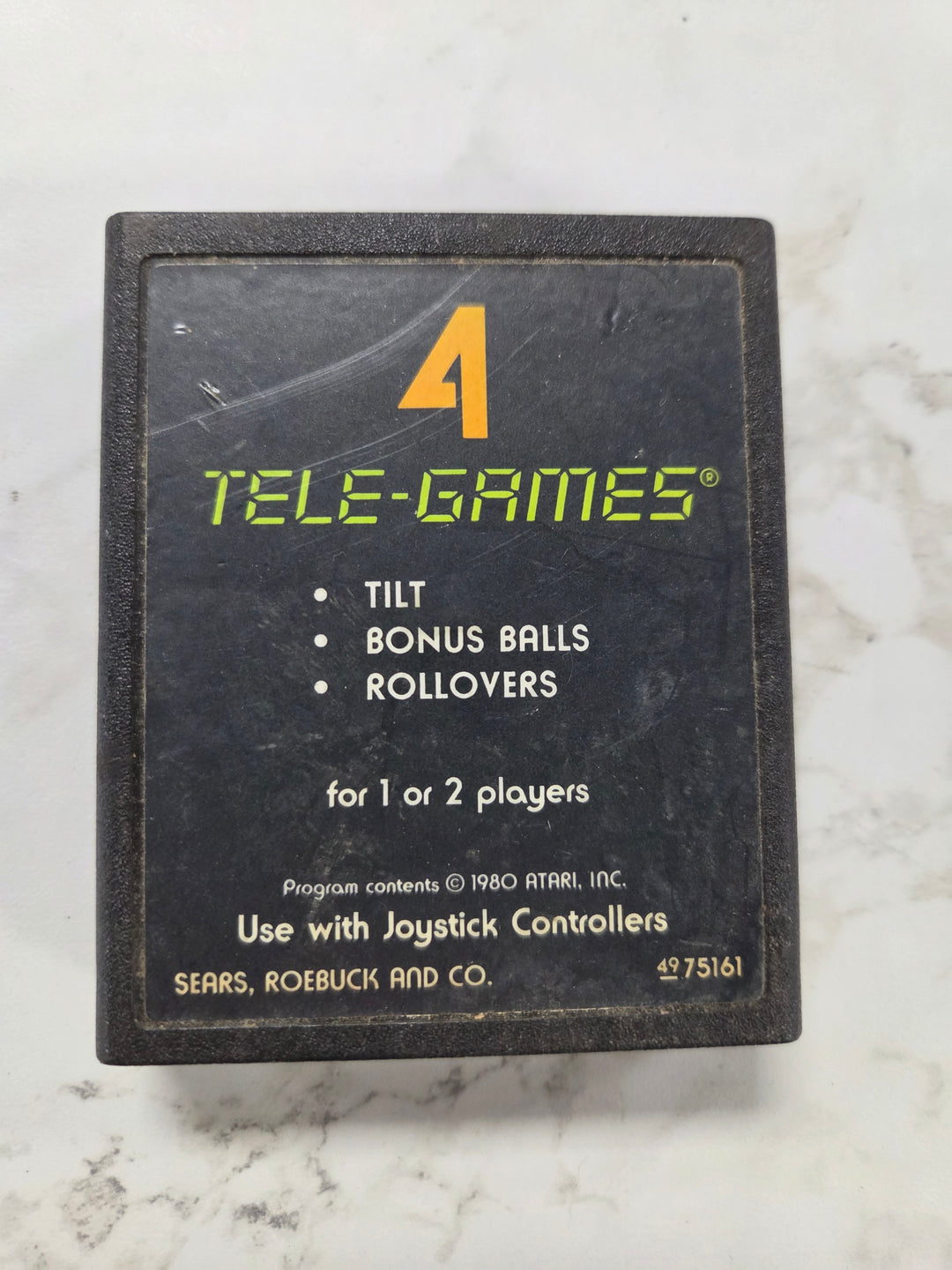 Tele-Games 4 (Tilt, Bonus Balls, Rollovers) - Atari 2600 AT72126