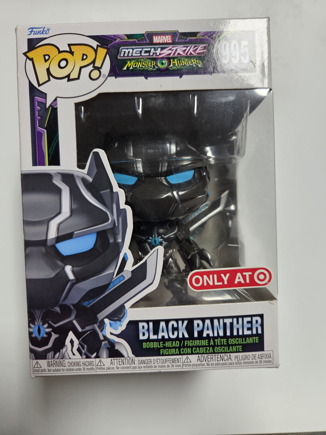 Funko Pop! Black Panther #995 	Mech Strike: Monster Hunters (Target Exclusive) FP72326