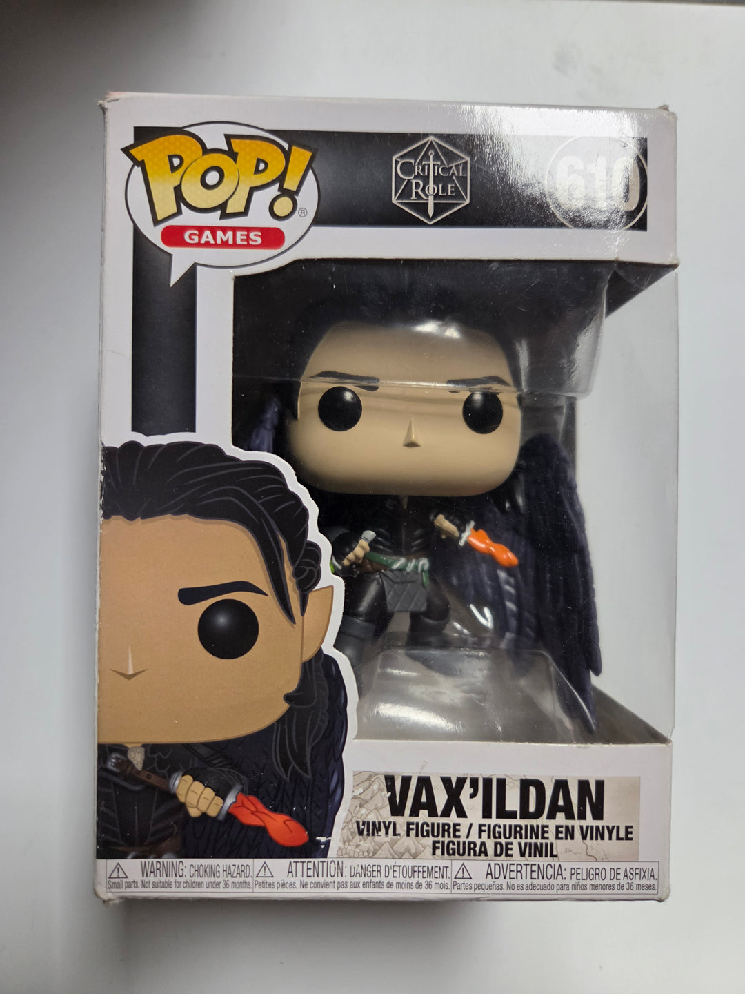 Funko Pop! Vax'ildan #610, Critical Role (SLIGHTLY DAMAGED BOX) FP12326