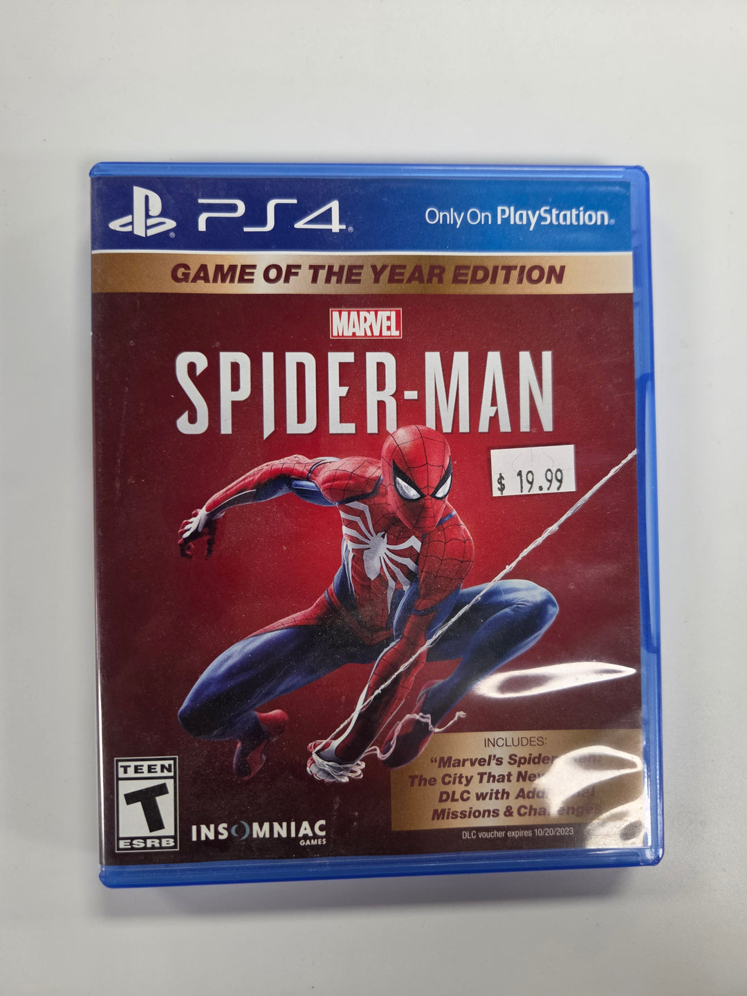 Marvel's Spider-Man (Game of the Year Edition) PS4 CASE ONLY CO72326