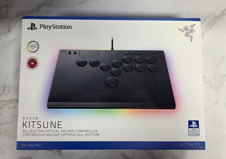 NEW Razer Kitsune All-Button Optical Arcade Controller for PlayStation 5 & Windows NA72326