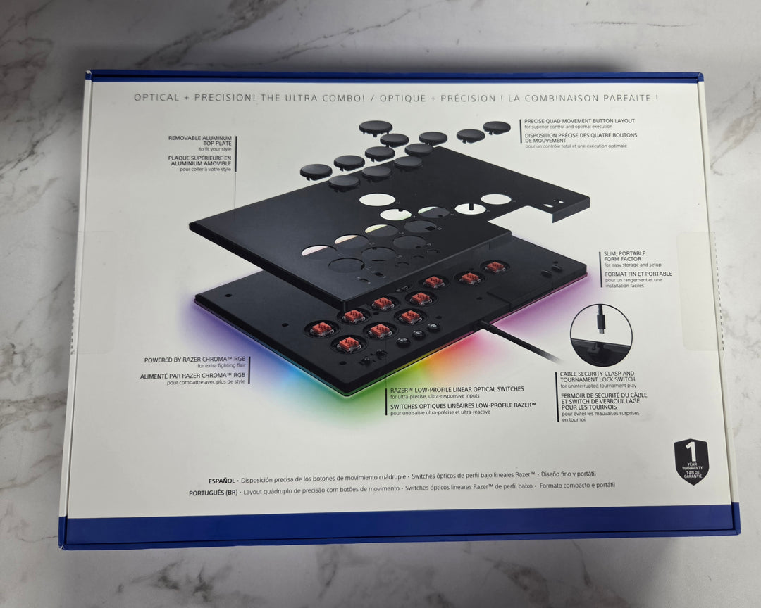 NEW Razer Kitsune All-Button Optical Arcade Controller for PlayStation 5 & Windows NA72326