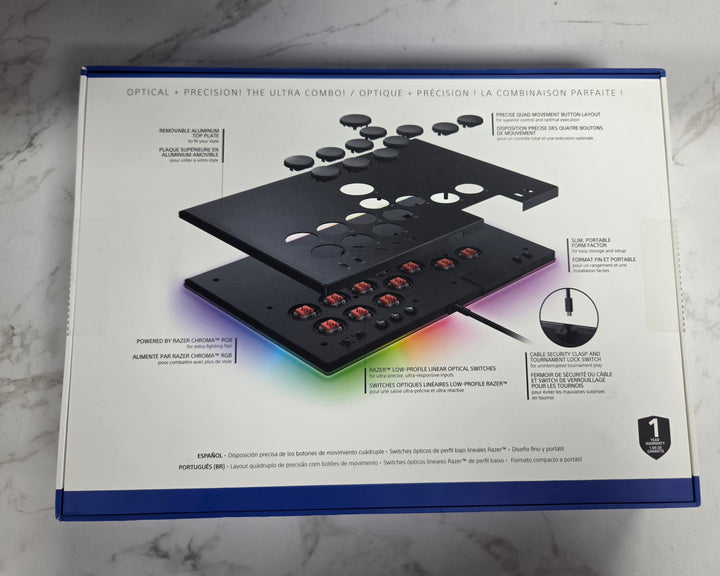 NEW Razer Kitsune All-Button Optical Arcade Controller for PlayStation 5 & Windows NA72326