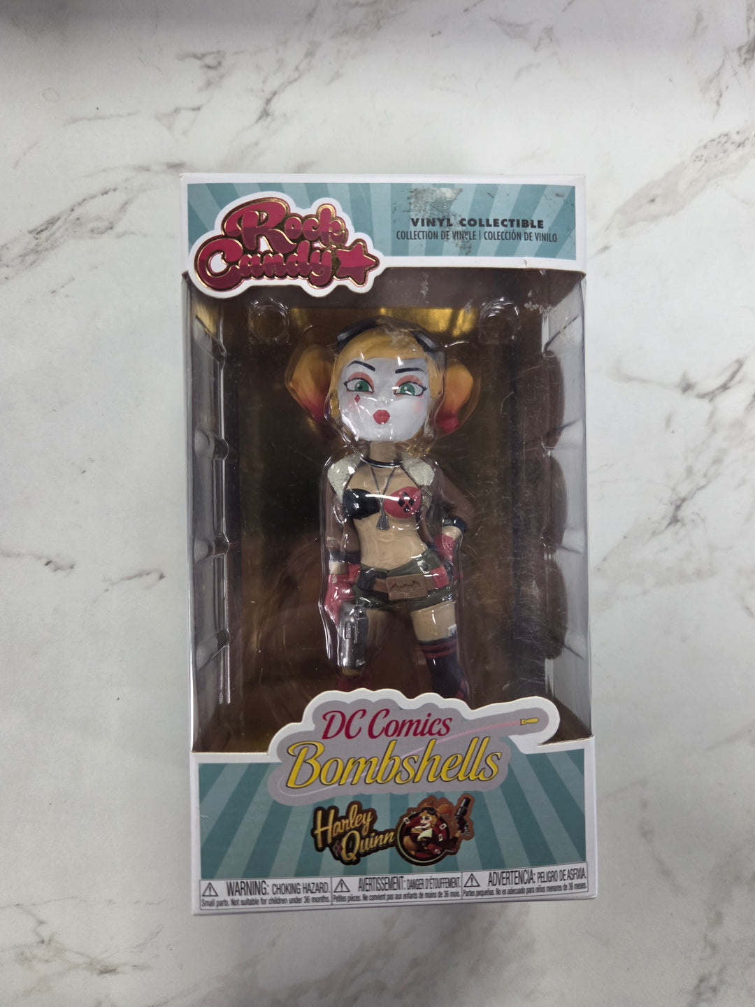 NEW Funko Rock Candy: DC Comics Bombshells - Harley Quinn Figure NT72426