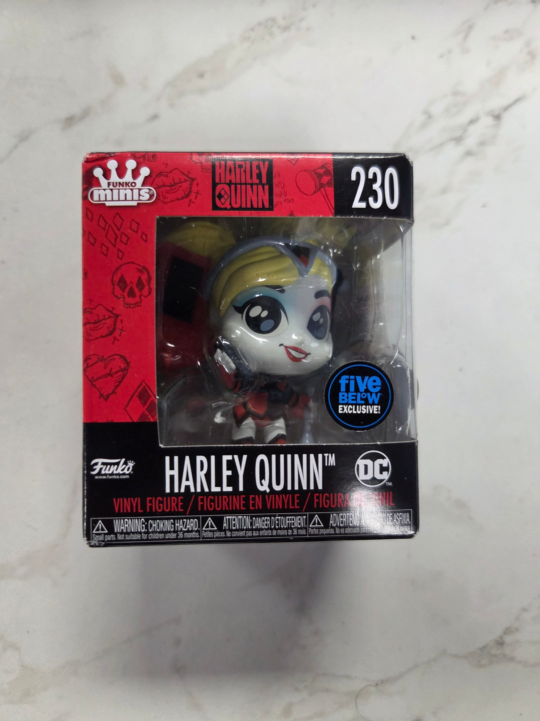 NEW Funko Minis: DC Harley Quinn Vinyl Figure #230 (Five Below Exclusive) NT72426