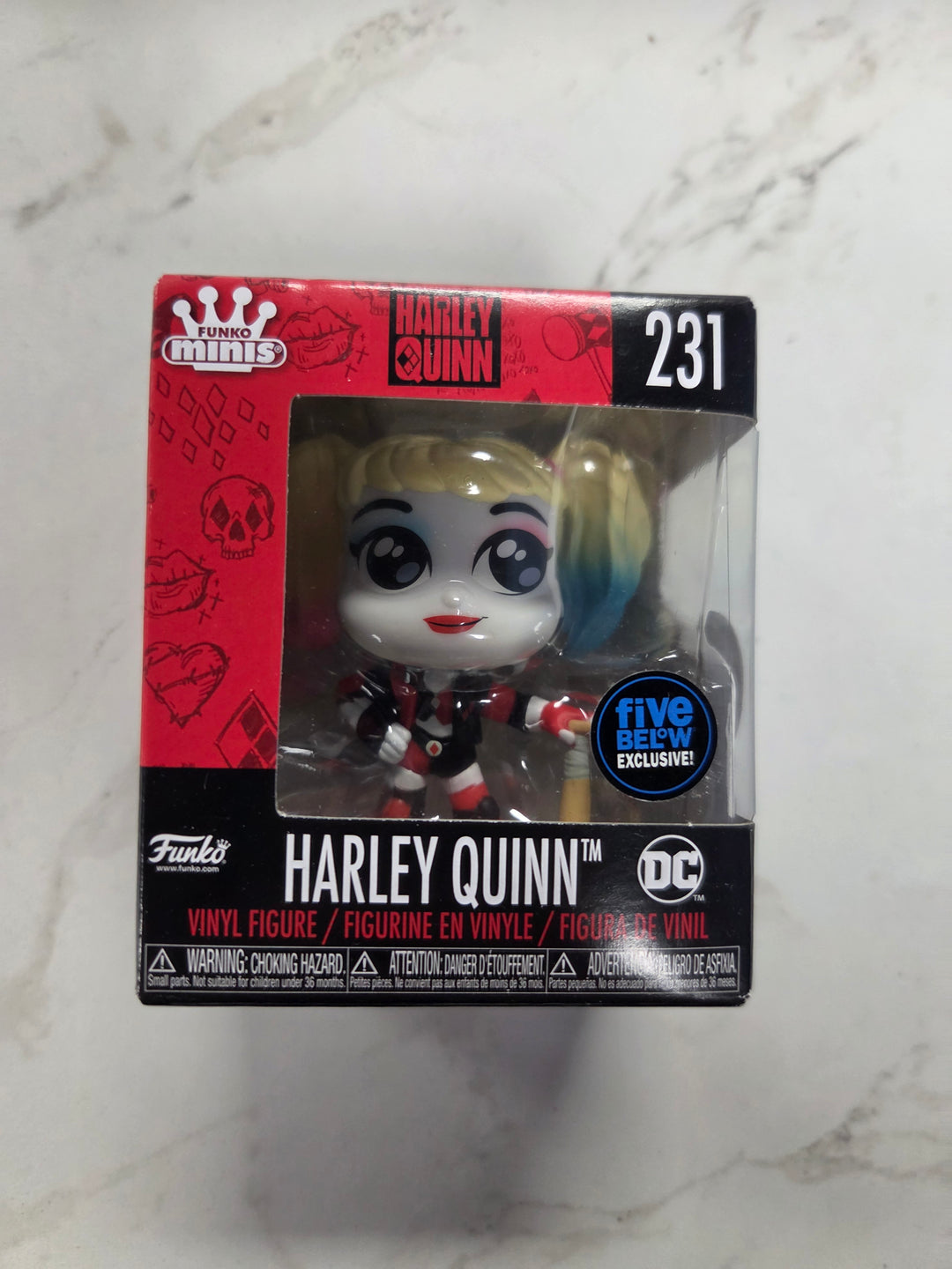 NEW Funko Minis: DC Harley Quinn Vinyl Figure #231 (Five Below Exclusive) NT72426