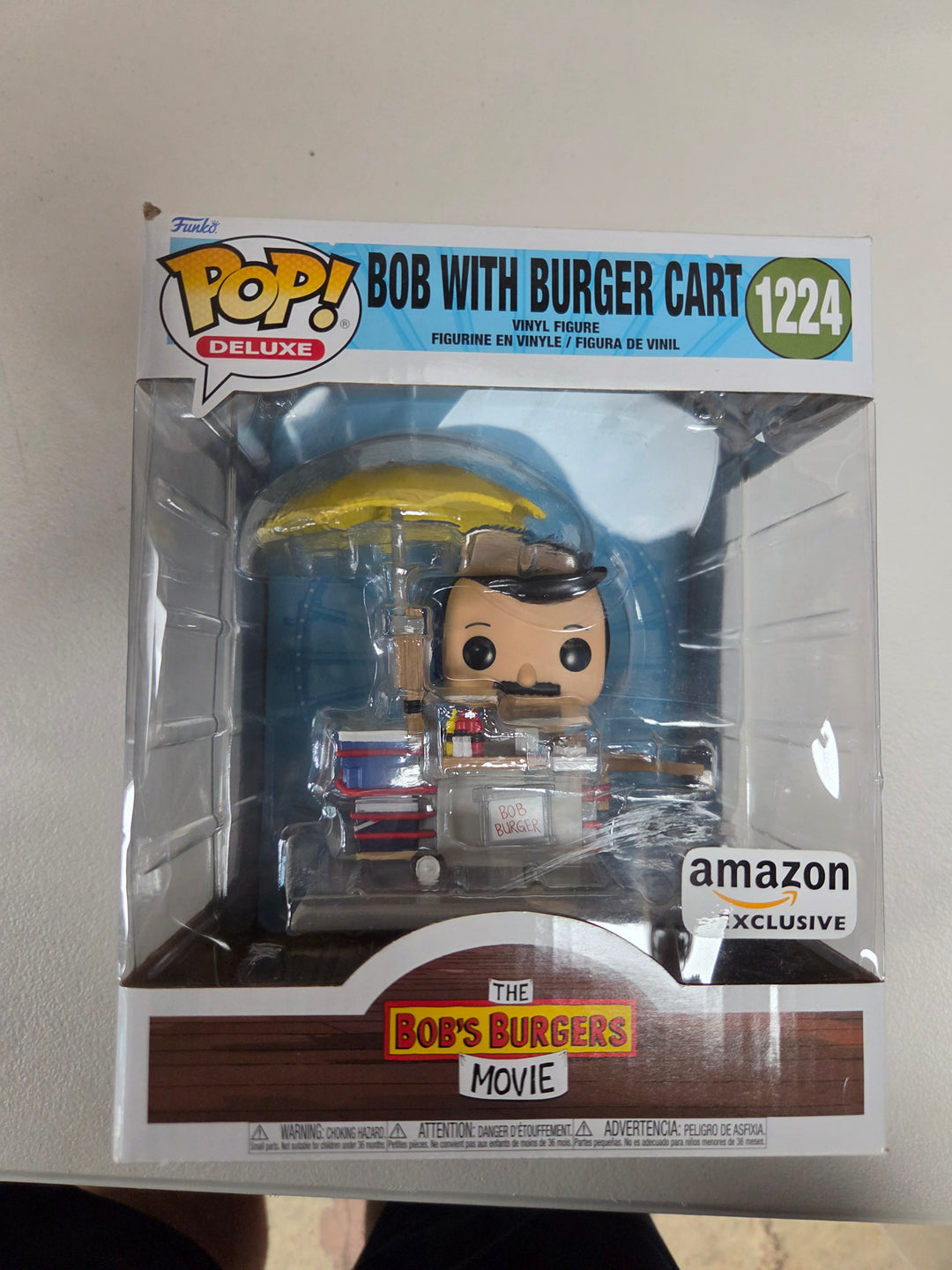 Funko Pop! Bob with Burger Cart #1224, The Bob's Burgers Movie FP72526