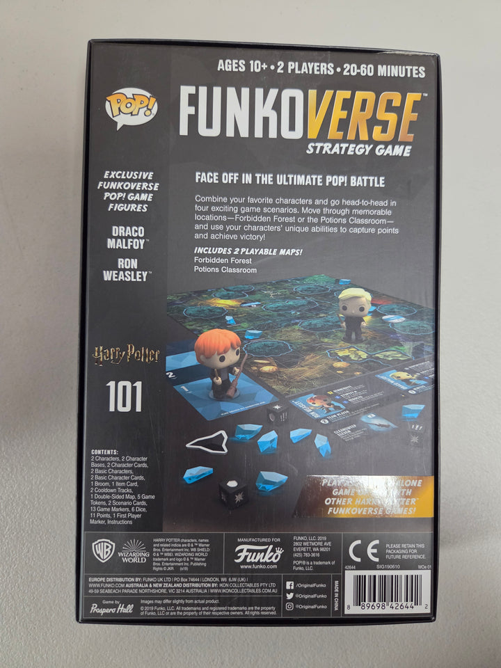 Funkoverse! Harry Potter: The Strategy Board Game (Draco Malfoy, Ron Weasley) (COMPELTE) FP72526