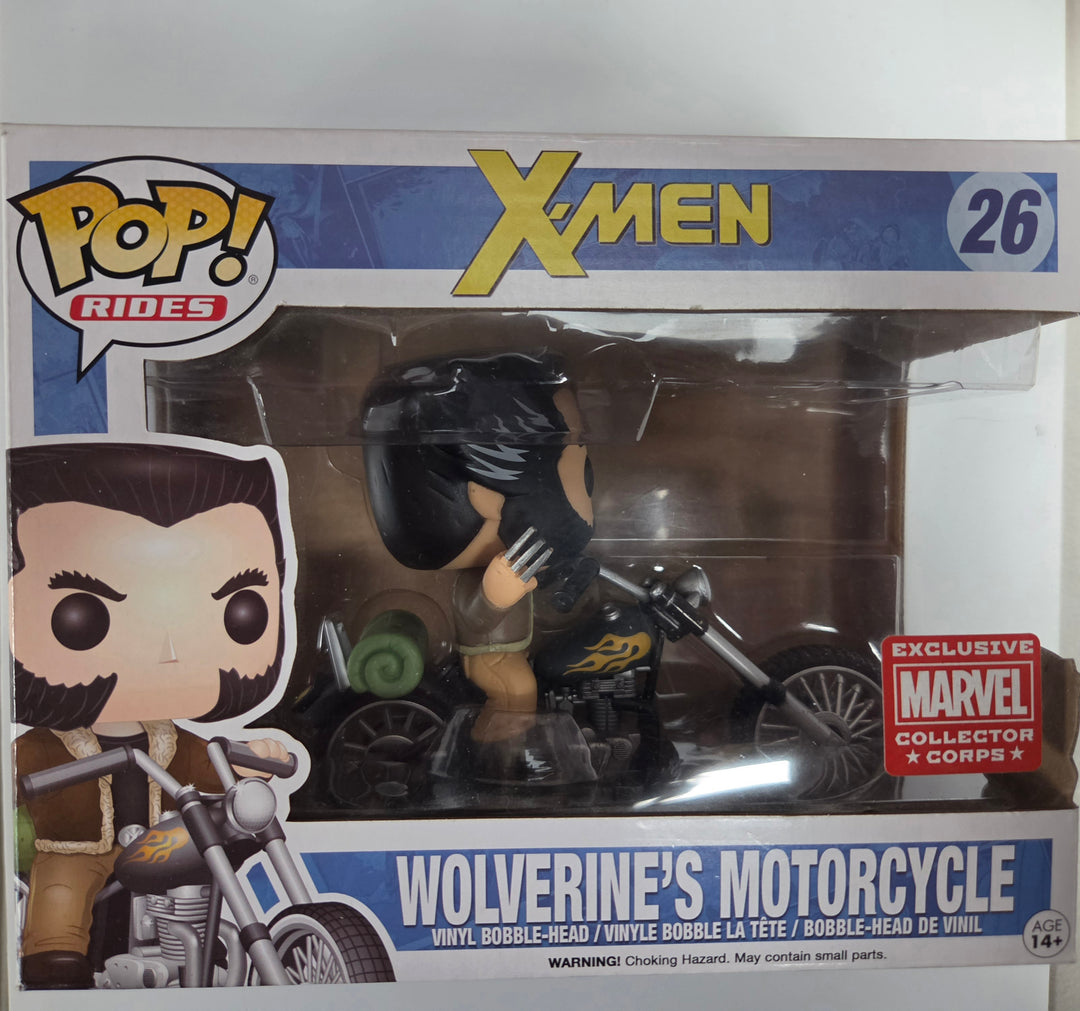 Funko Pop! Wolverine's Motorcycle #26, X-Men FP73026