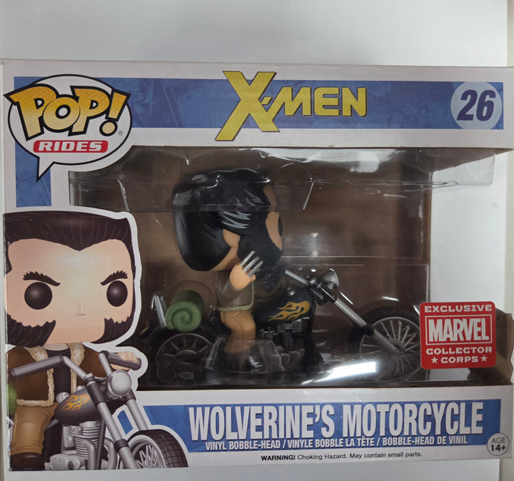 Funko Pop! Wolverine's Motorcycle #26, X-Men FP73026
