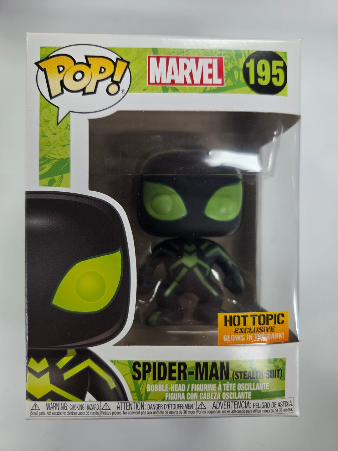 Funko Pop! Spider-Man Stealth Suit #195, Marvel Universe FP73026