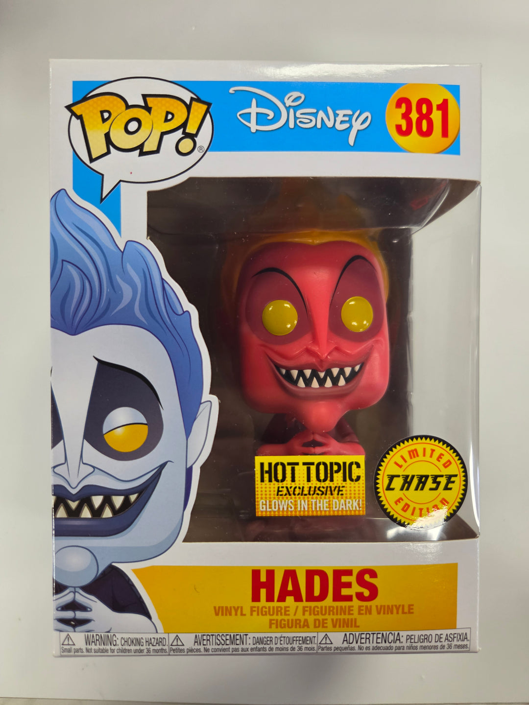 Funko Pop! Hades [Special Edition GITD Chase Red] #381, Hercules FP73026