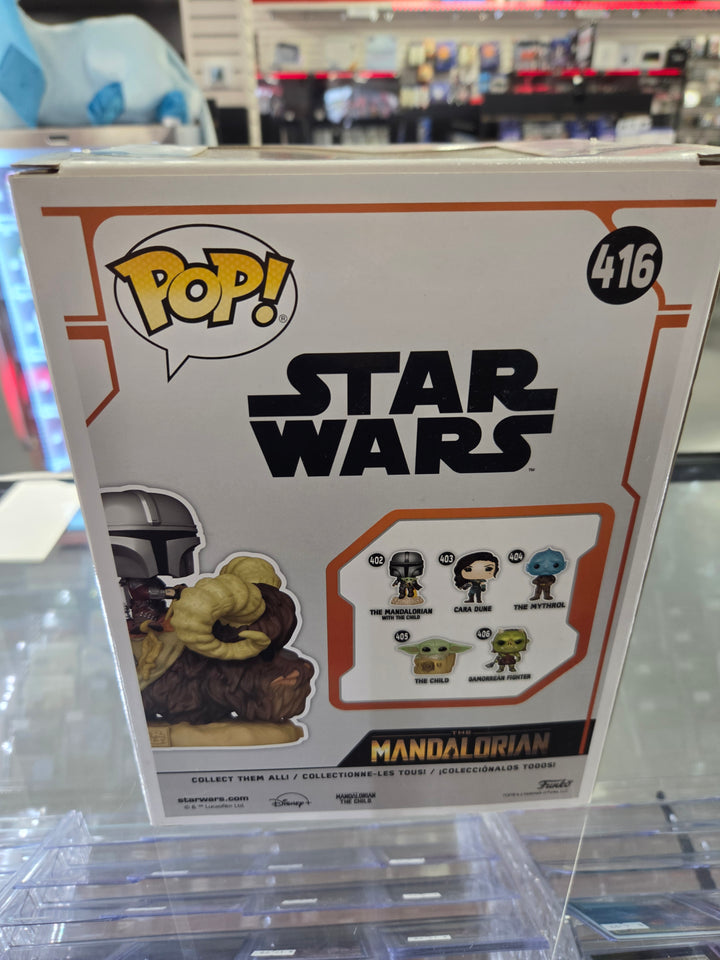 Funko Pop! The Mandalorian & The Child On Bantha #416, Star Wars FP73026