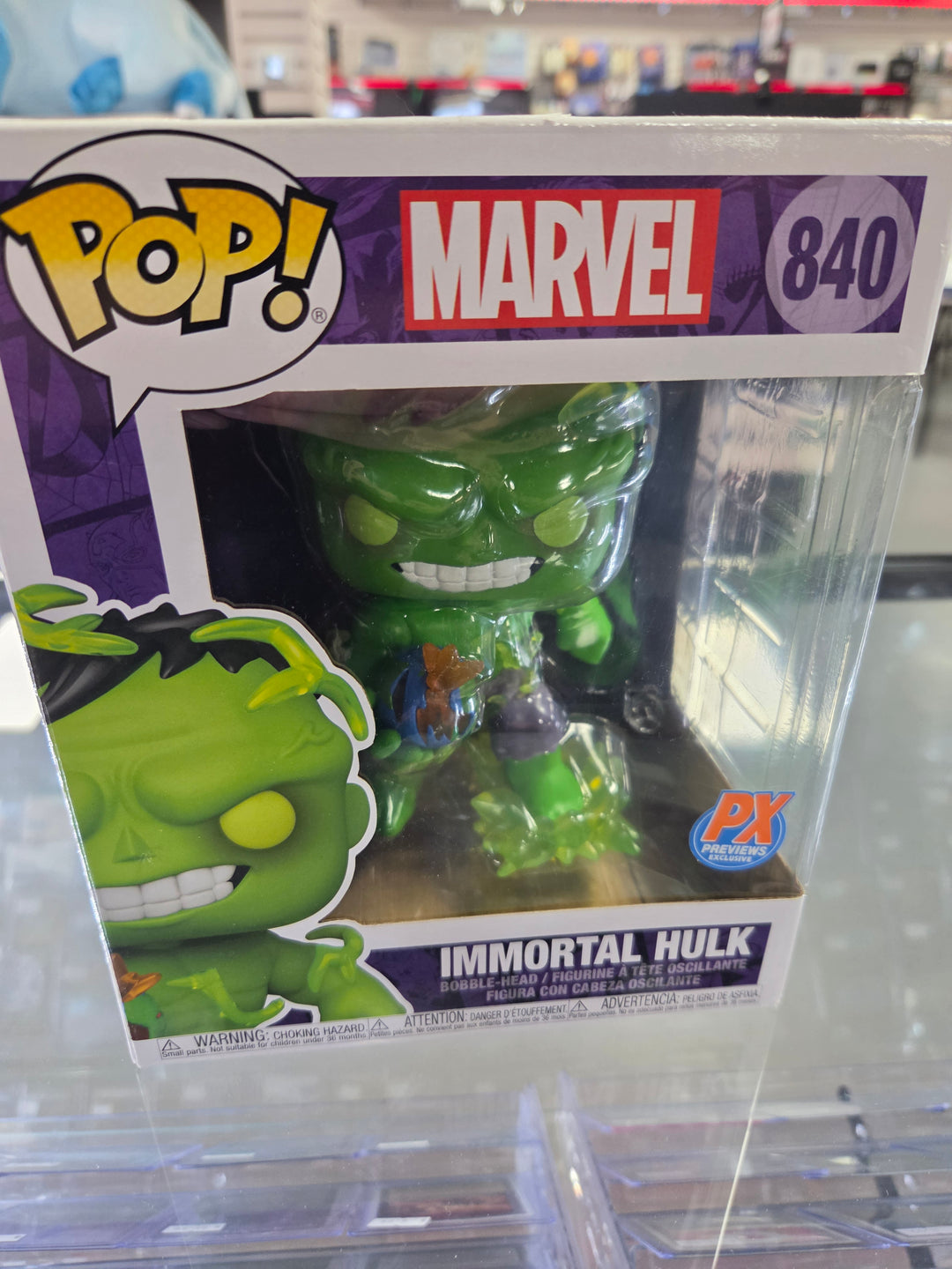 Funko Pop! Immortal Hulk #840 (DAMAGED BOX), Marvel FP73026