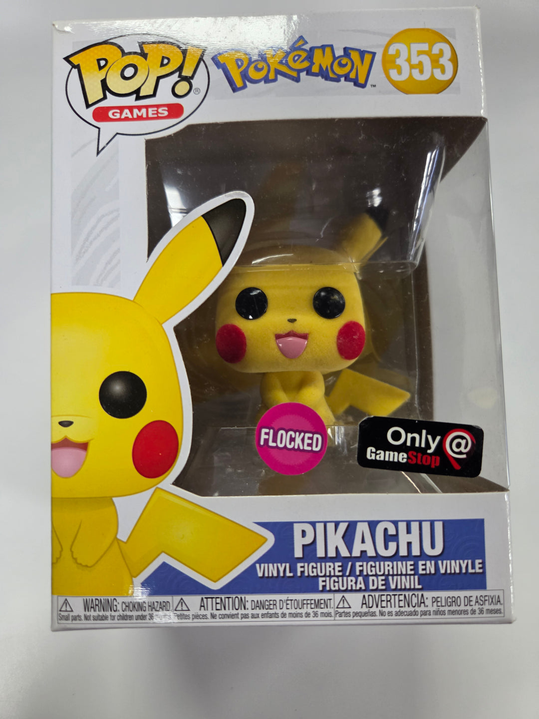 Funko Pop! Pikachu [Flocked] #353, Pokemon FP73126