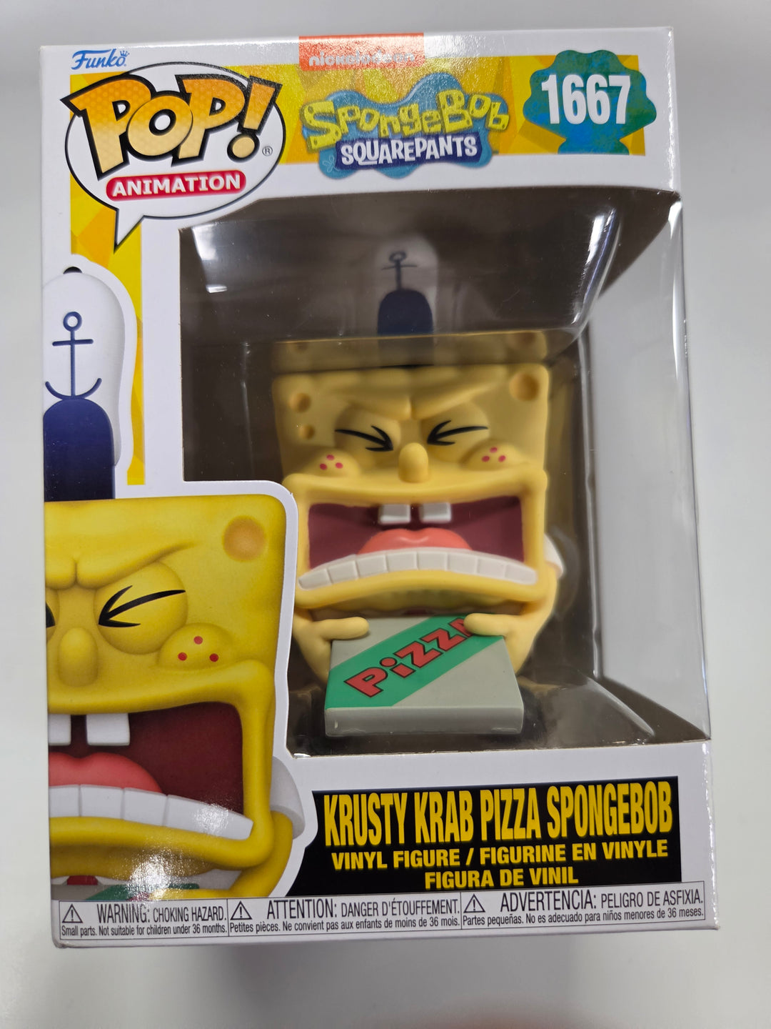 Funko Pop! Krusty Krab Pizza SpongeBob #1667, SpongeBob SquarePants FP73126