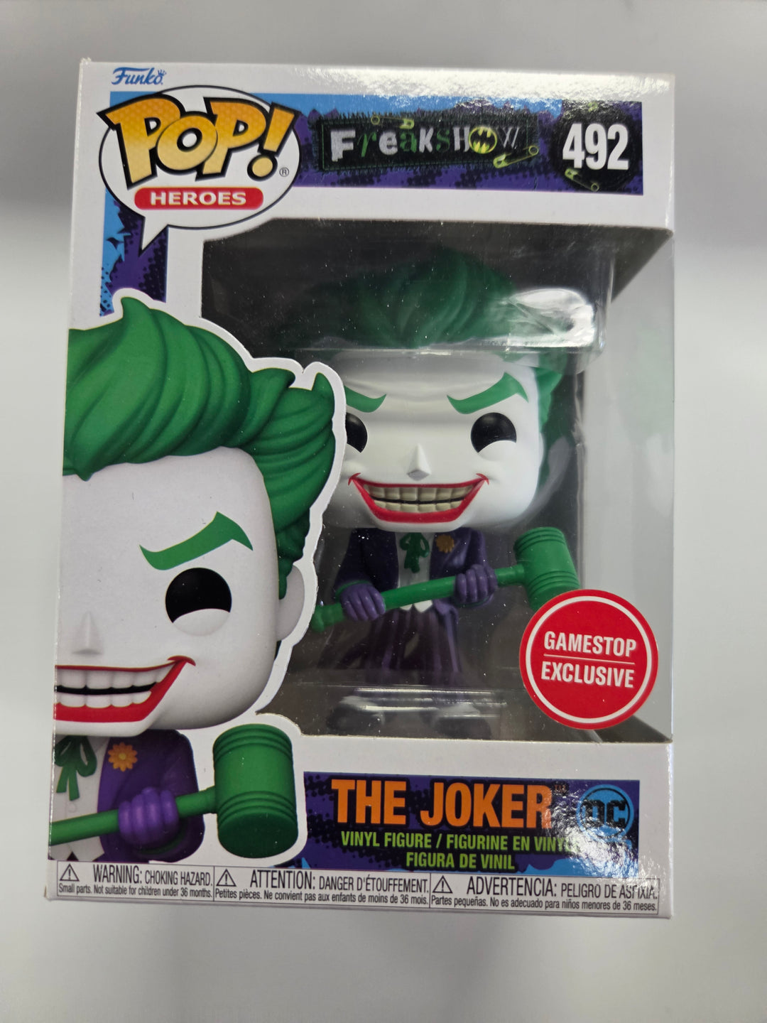 Funko Pop! The Joker #492, Freakshow FP73126