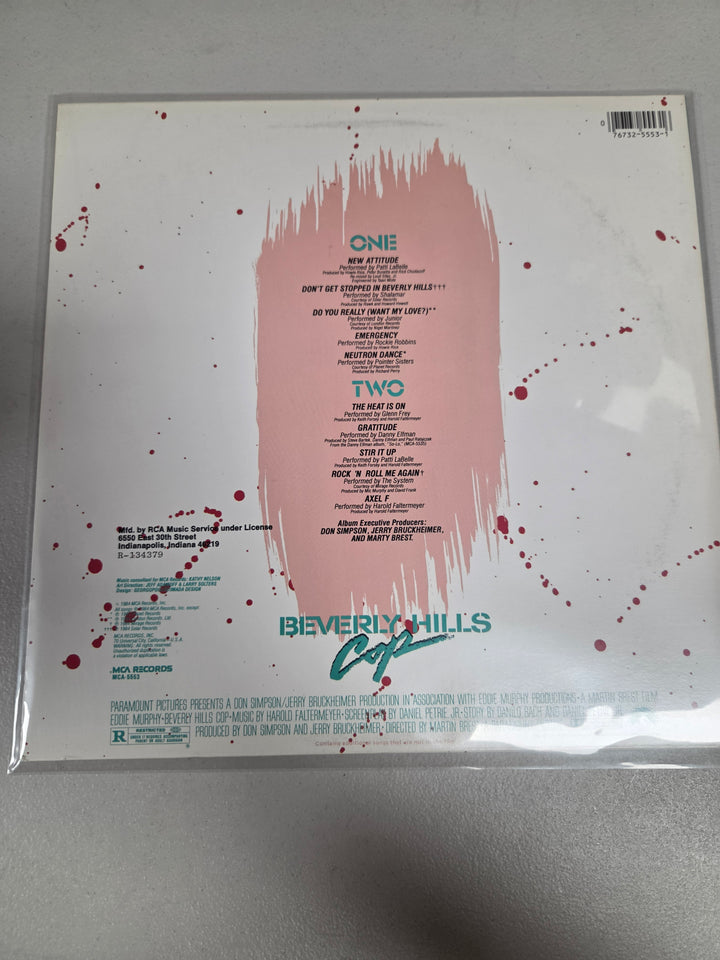 Music From The Motion Picture Soundtrack - Beverly Hills Cop (1984 Club Pressing) VG+ Vinyl Record VR8126