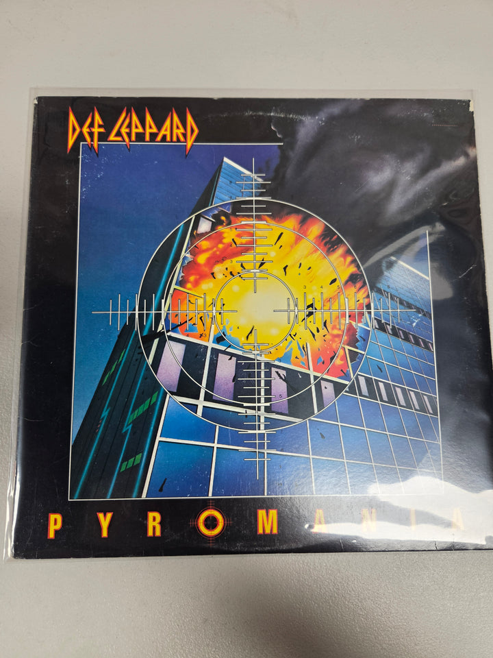 Def Leppard ‎– Pyromania (1983 U.S. Pressing) (G) Vinyl Record VR8126